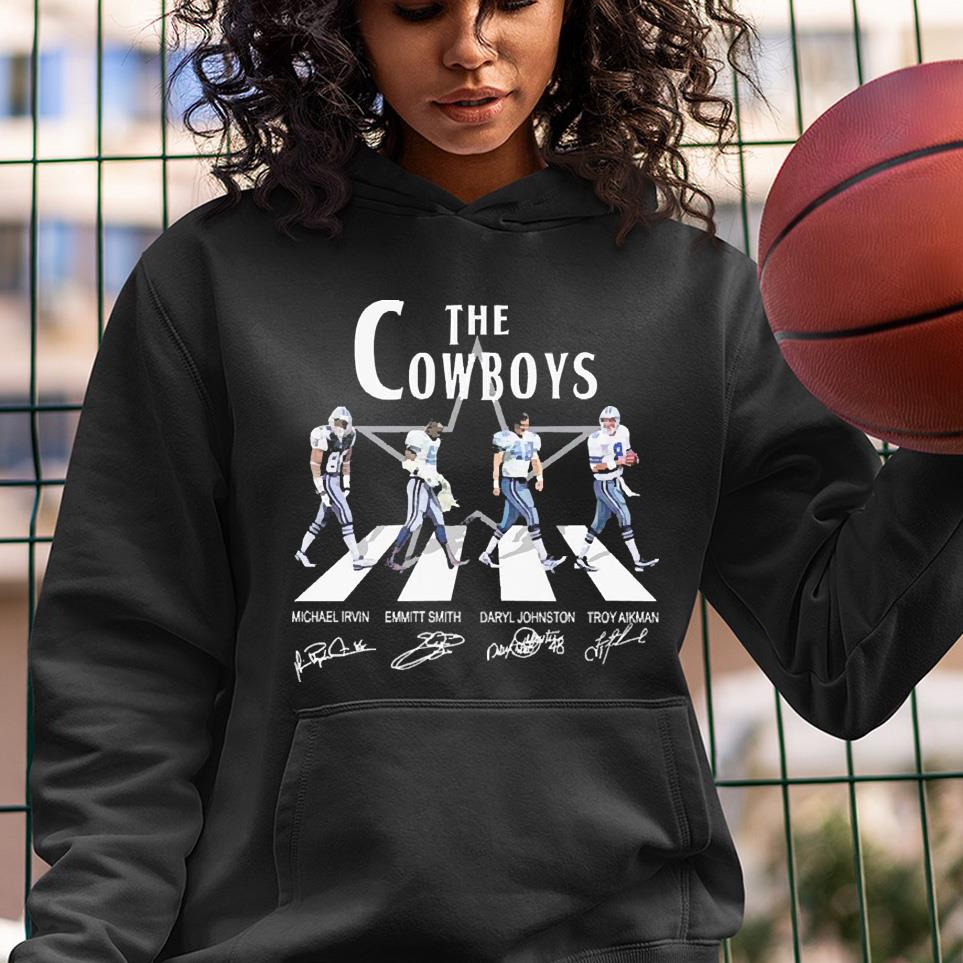 The Dallas Cowboys Nteams Abbey Road Signatures 2021 Shirt 1 Clothing