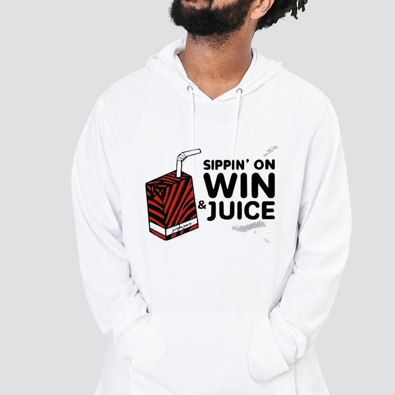 Cincinnati Bengals sippin’ on win and juice meme shirt 1