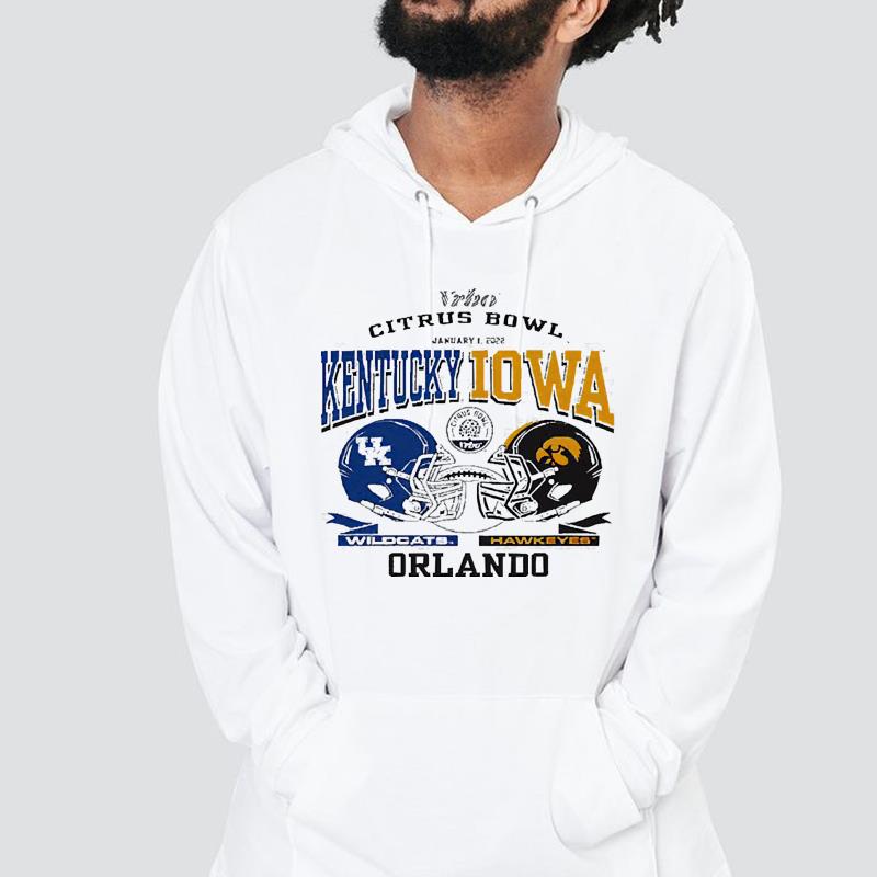 Citrus Bowl 2022 Kentucky Wildcats vs Iowa Hawkeyes Orlando shirt 1