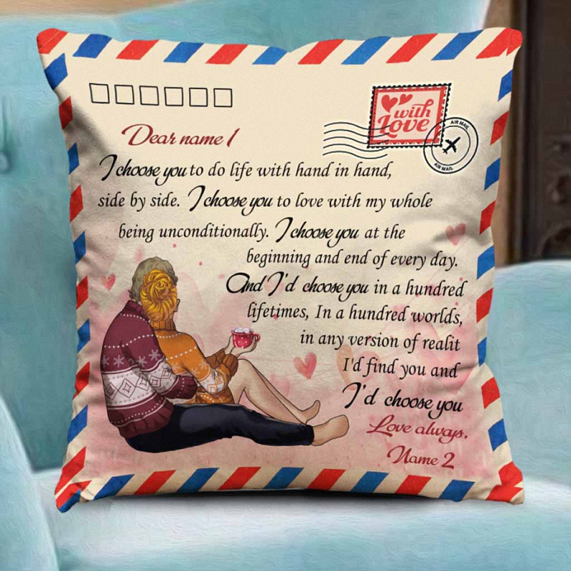 hue801 i choose you love couple personalized throw pillow i choose you love couple personalized throw pillow - I Choose You Love Couple Personalized Throw Pillow