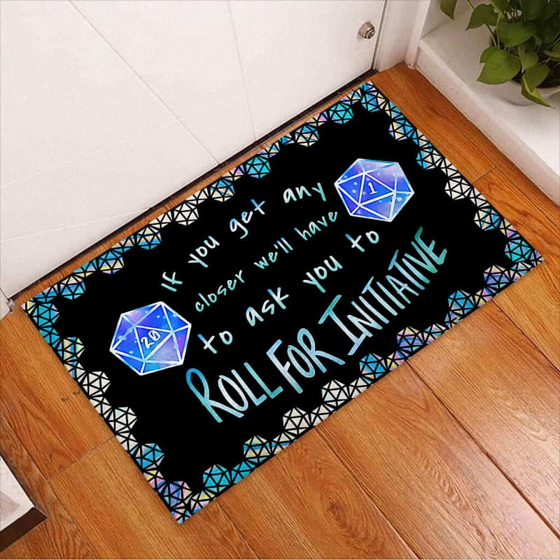 If You Get Any Closer Tabletop RPG Doormat 1 Door Mat