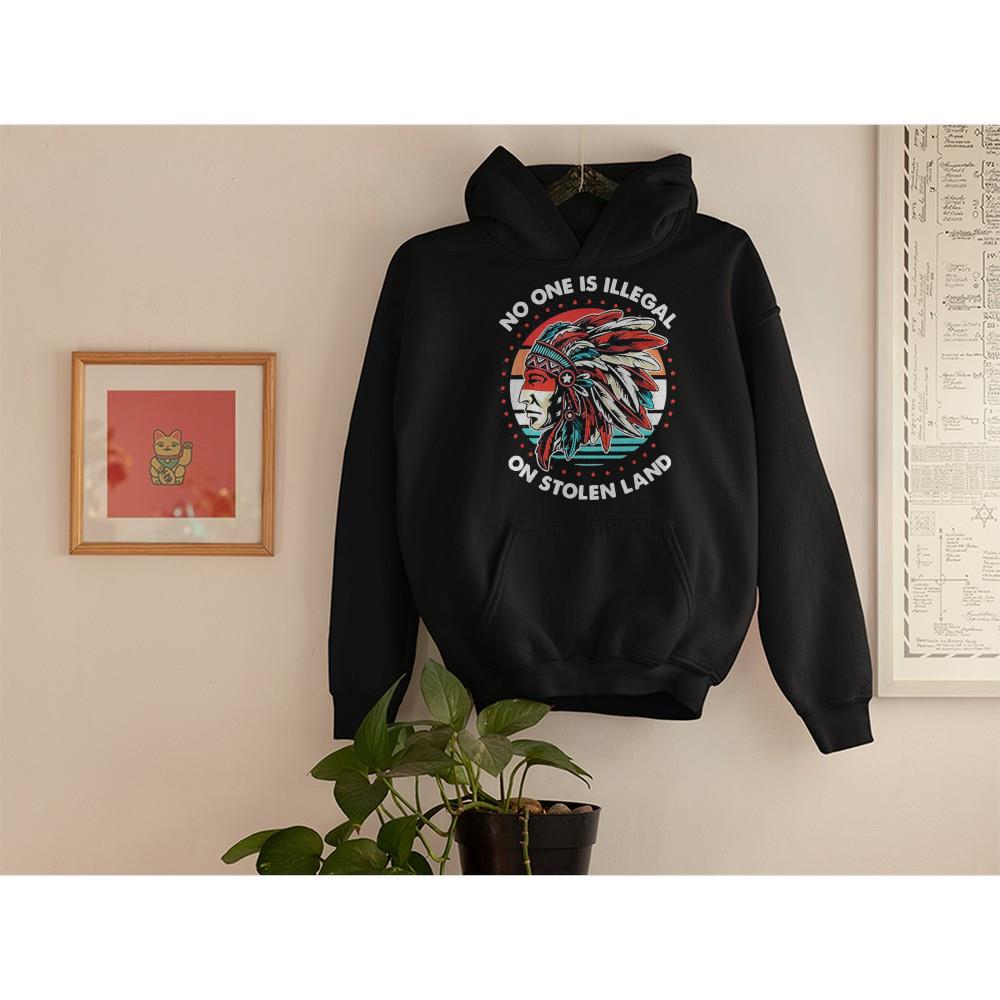 No One Is Illegal On Stolen Land Anti Trump Protest Shirt 73 Clothing