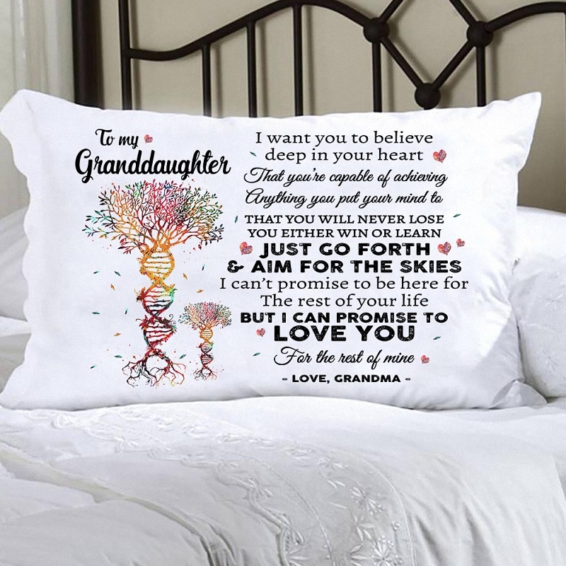 I Love You - Perfect Gift For Granddaughter Rectangular Pillow 2