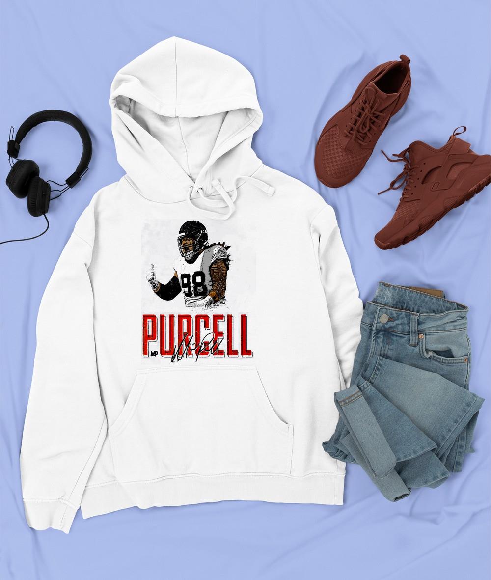 Denver Broncos Mike Purcell Player Name Signature Shirt 67 Clothing
