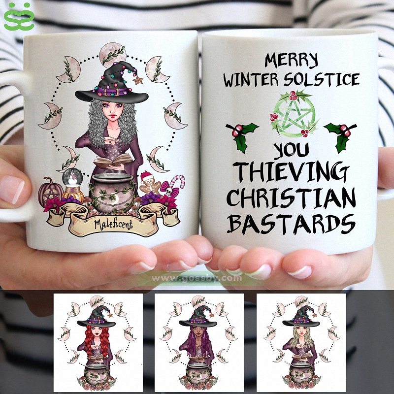 Personalized Mug Witch Merry winter 9