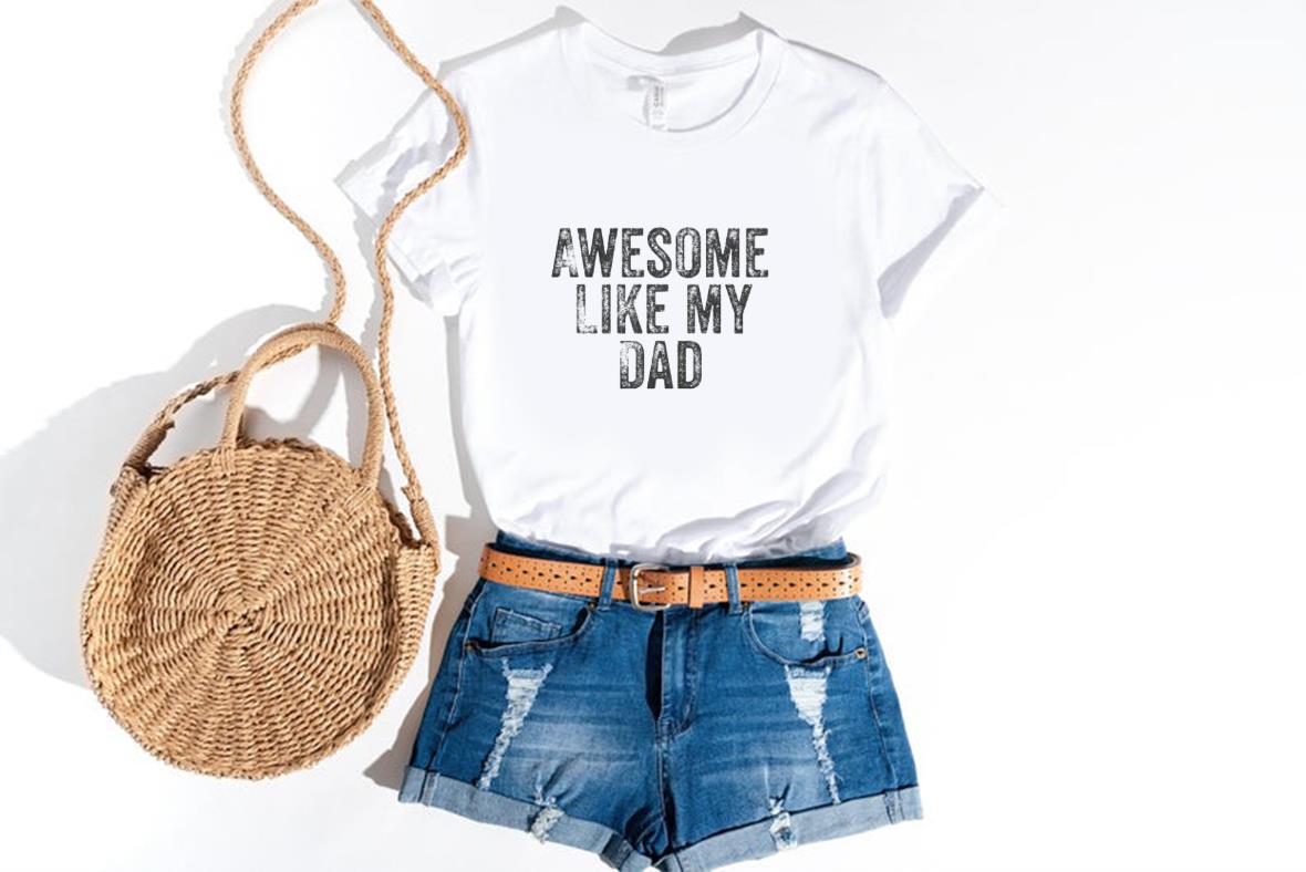 Awesome Like My Dad, Matching Fathers Day Shirts 1 Thebeatlestshirt News