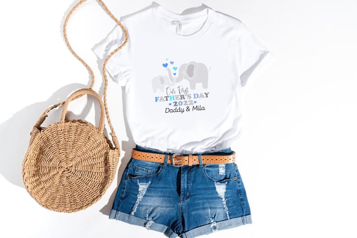 Our First Fathers Day Together Shirt, Fathers Day Shirt 72 Father's Day