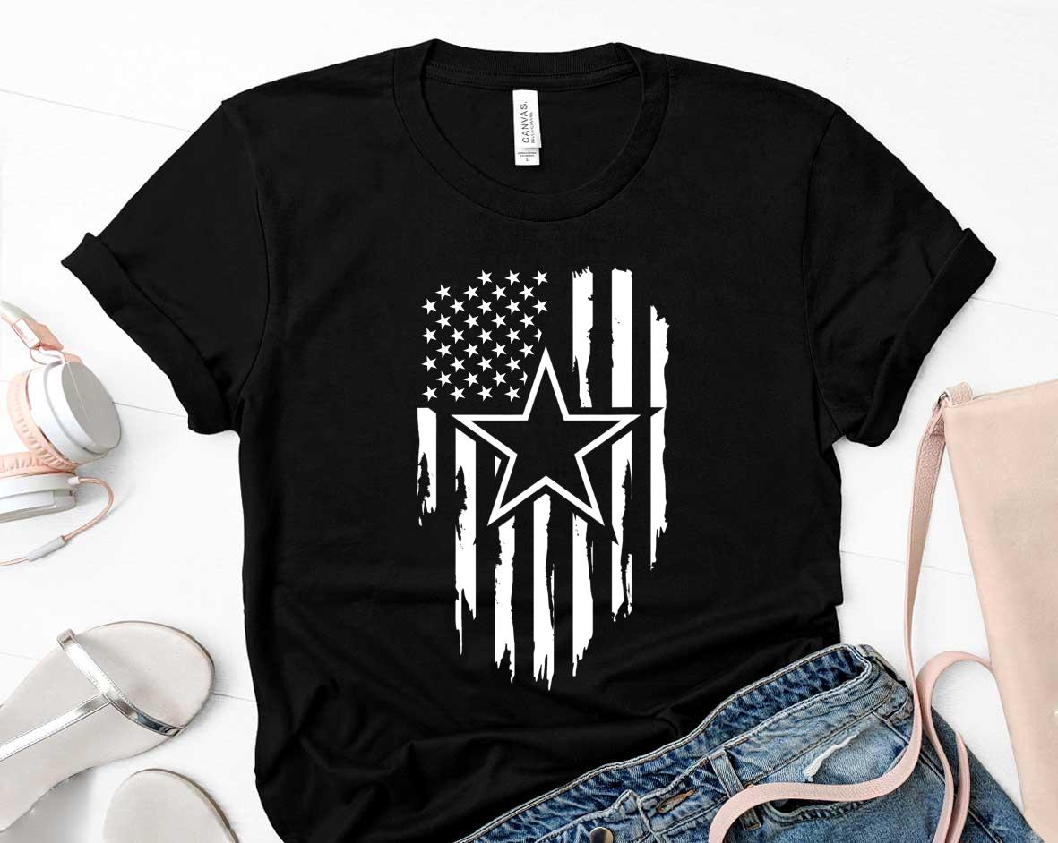 Father_s day Dallas Cowboy American Flag Shirt 41 Father's Day