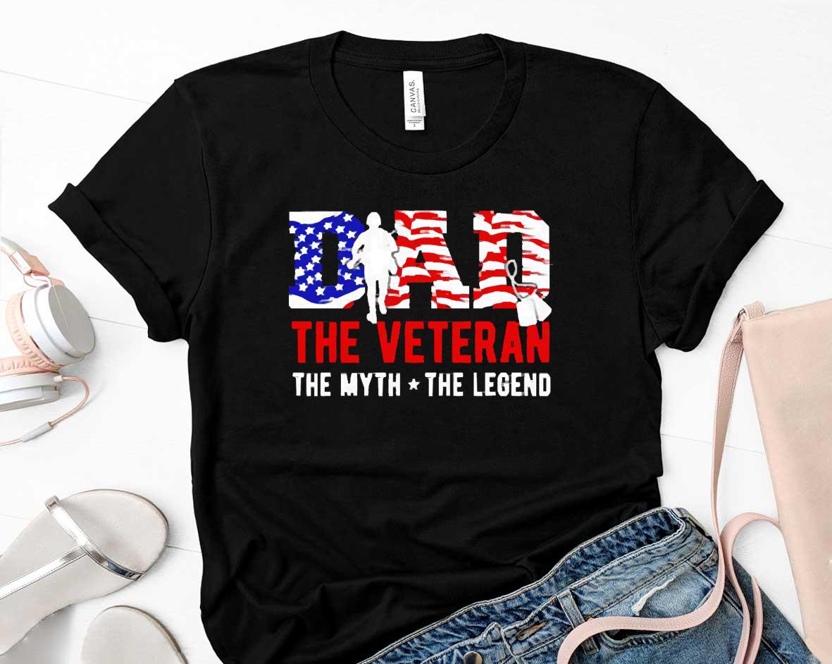 Dad The Veteran The Myth and The Legend Father’s Day shirt 9 Aquamanshirt News
