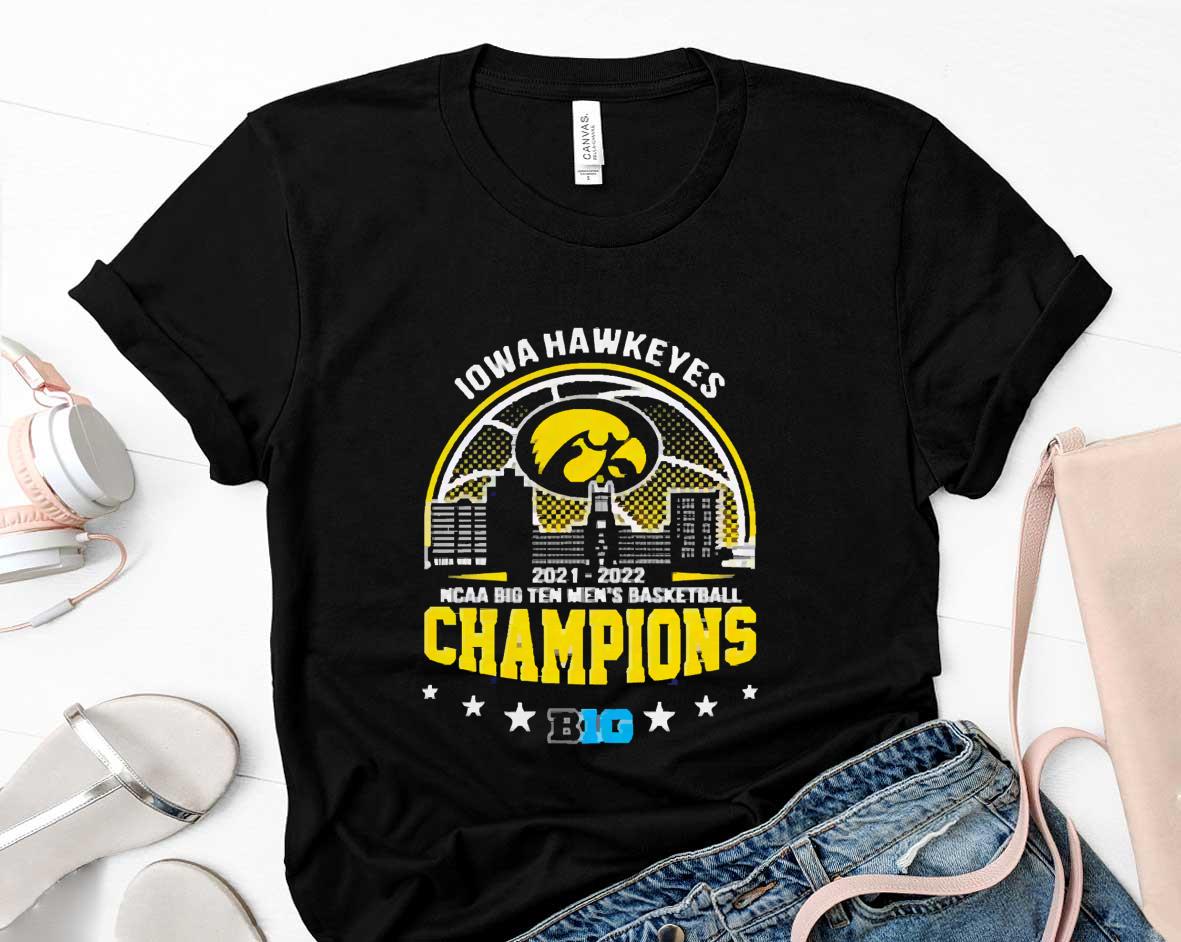 Iowa Hawkeyes 2022 Ncaa Big Ten Men’s Basketball shirt 6 Metallicatee News