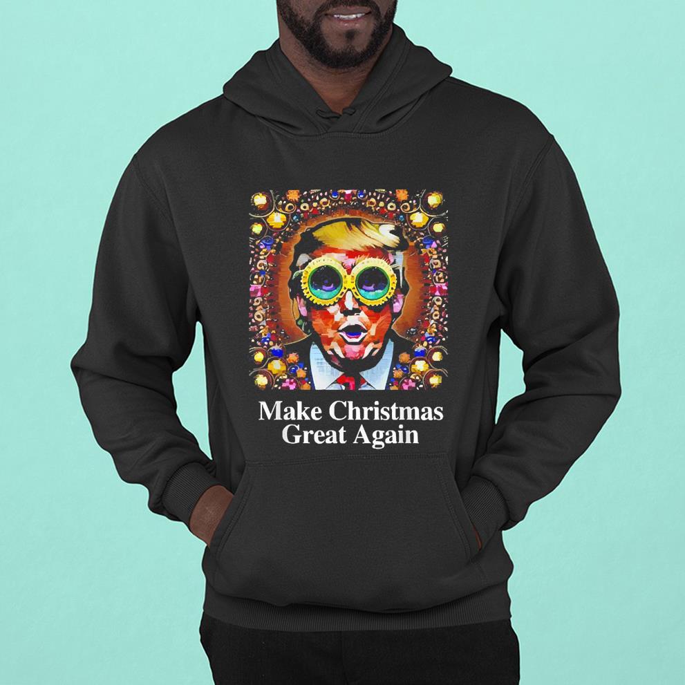 Make Christmas Great Again Trump Psychedelic Christmas Shirt 1 Gameofthronesteeshirt News