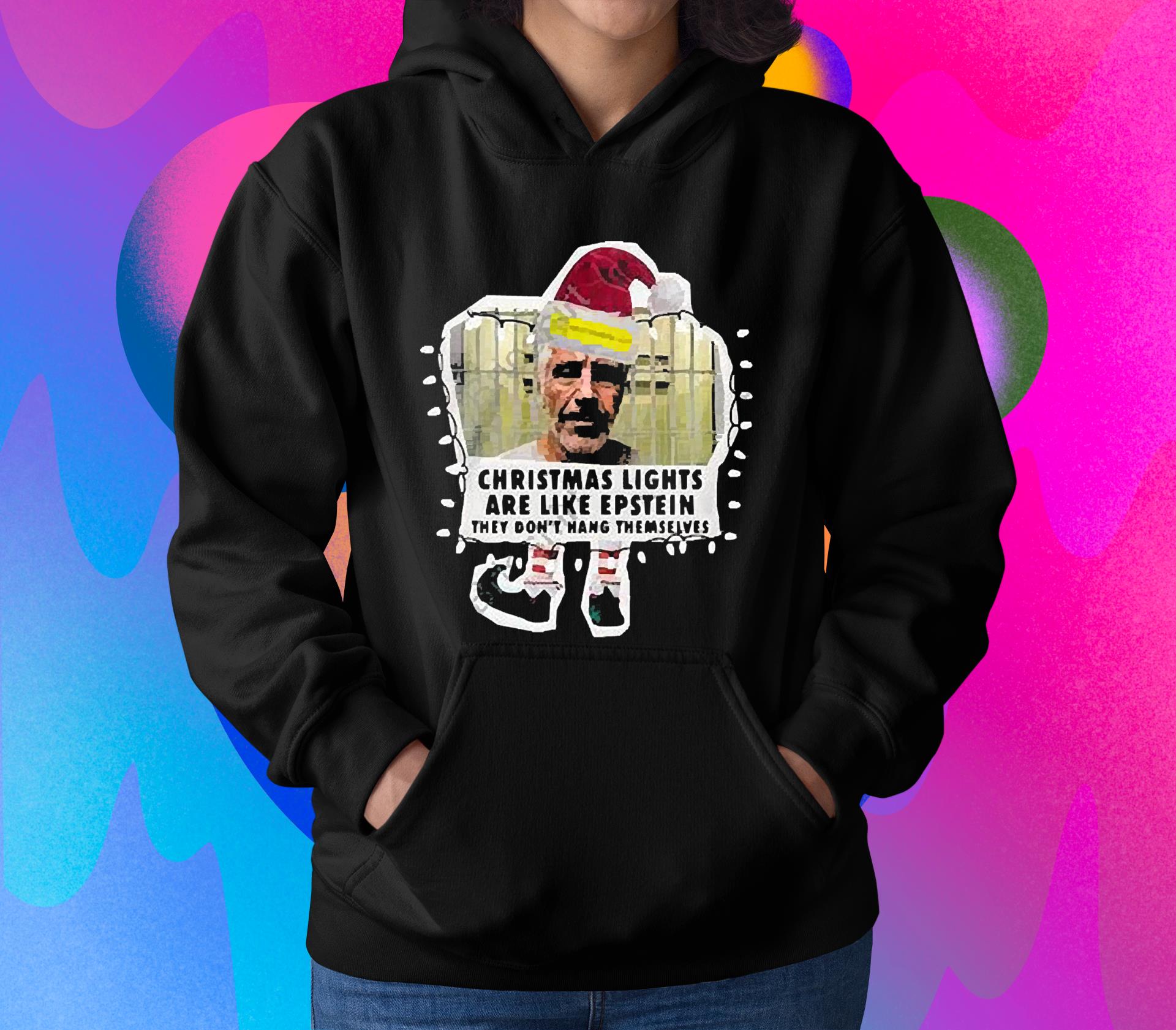 Luke Rudkowski Christmas Lights Are Like Epstein They Don’t Hang Themselves Shirt 1 Nursedaytee News