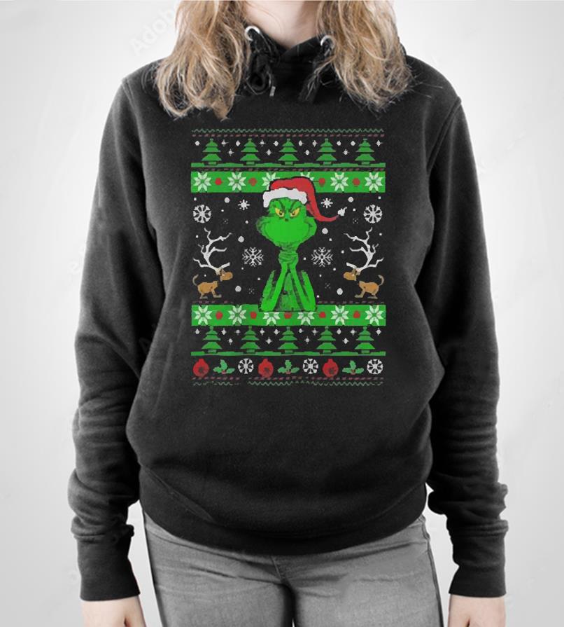 The Grinch Stole Ugly Christmas 2022 Shirt l1211 the grinch stole ugly christmas 2022 shirt hoodie - The Grinch Stole Ugly Christmas 2022 Shirt