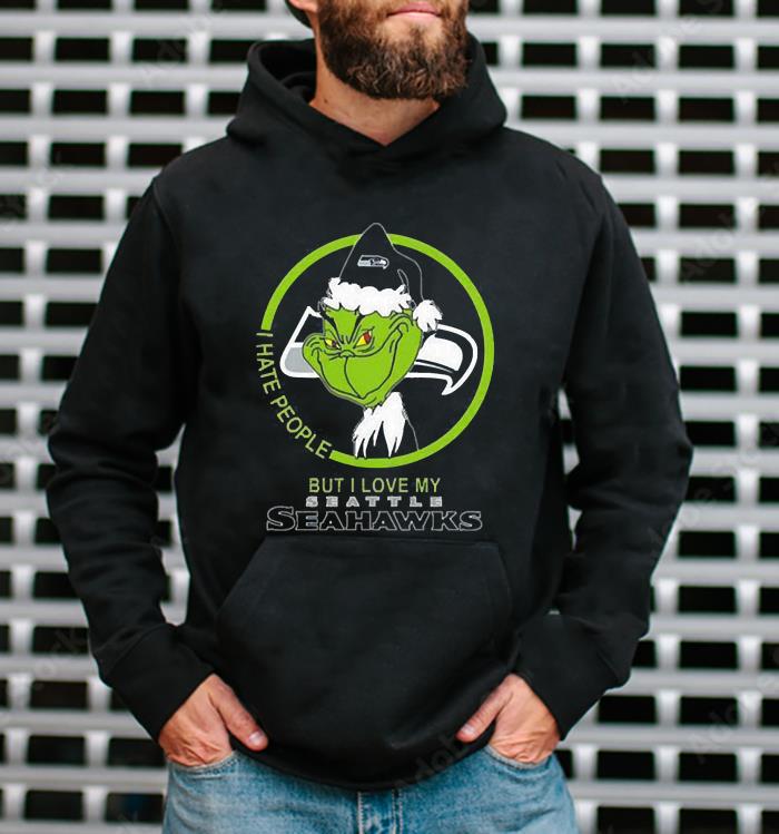 Seattle Seahawks NFL Christmas Santa Grinch I Hate People But I Love My Favorite Football Team Shirt 1 Gameofthronesteeshirt News