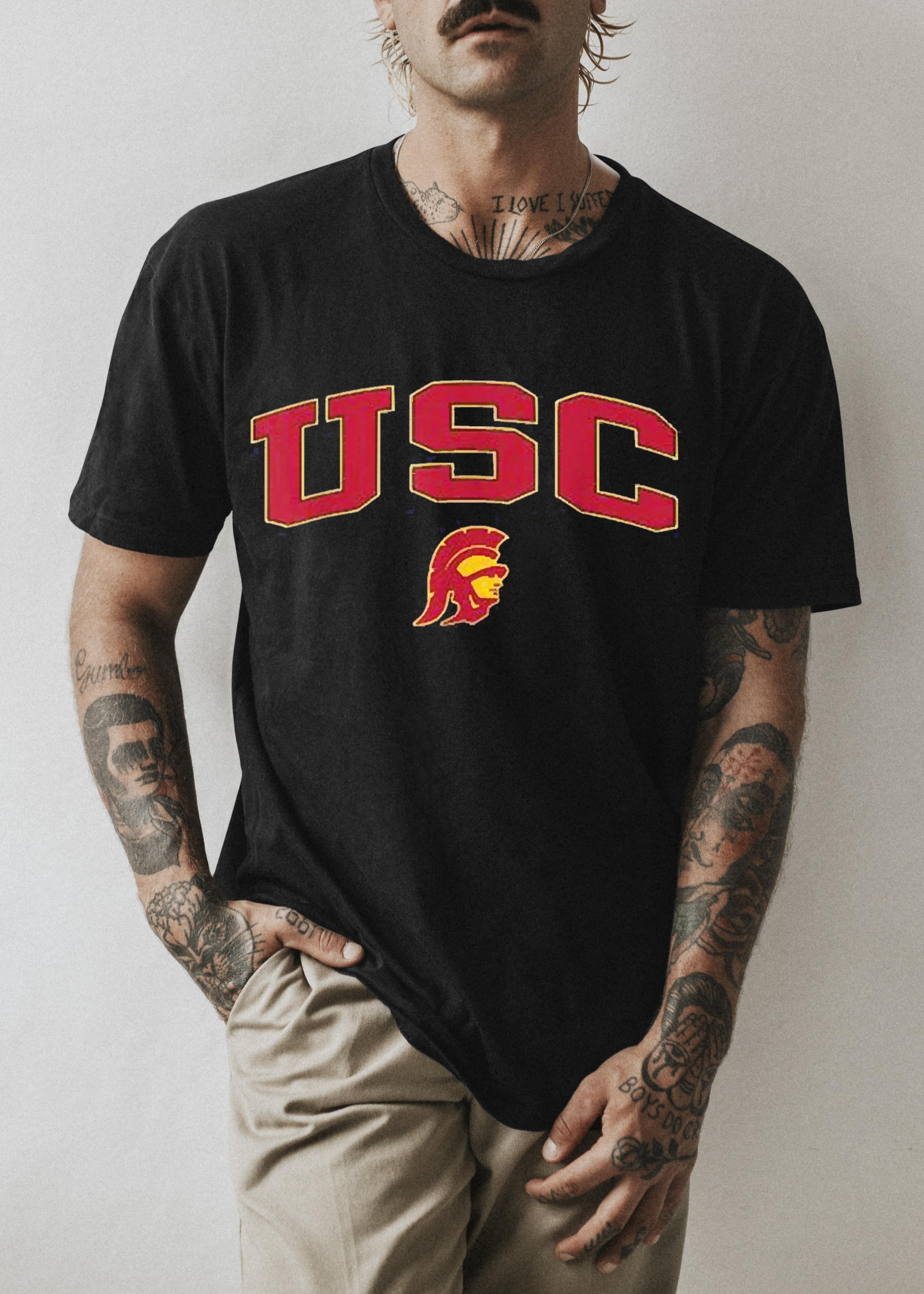 l1612 usc southern cal trojans classic logo shirt hoodie - USC Southern Cal Trojans Classic Logo Shirt