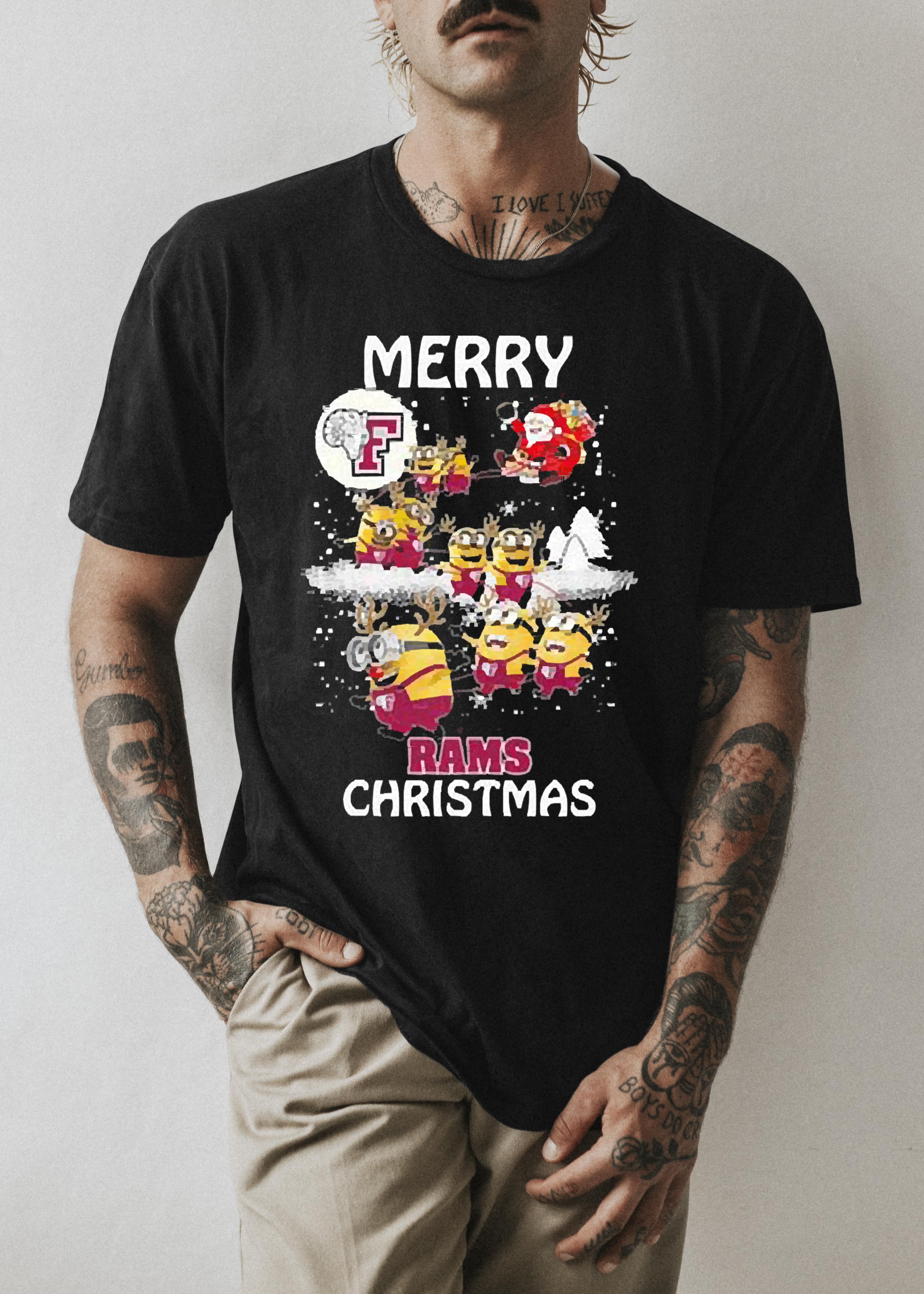 Minion Fordham Rams Ugly Merry Christmas Shirt 1 Gameofthronesteeshirt News