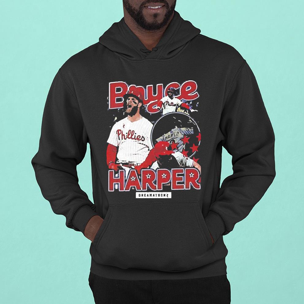 Bryce Harper Dreamathon Phillies Shirt l2111 bryce harper dreamathon phillies shirt hoodie - Bryce Harper Dreamathon Phillies Shirt
