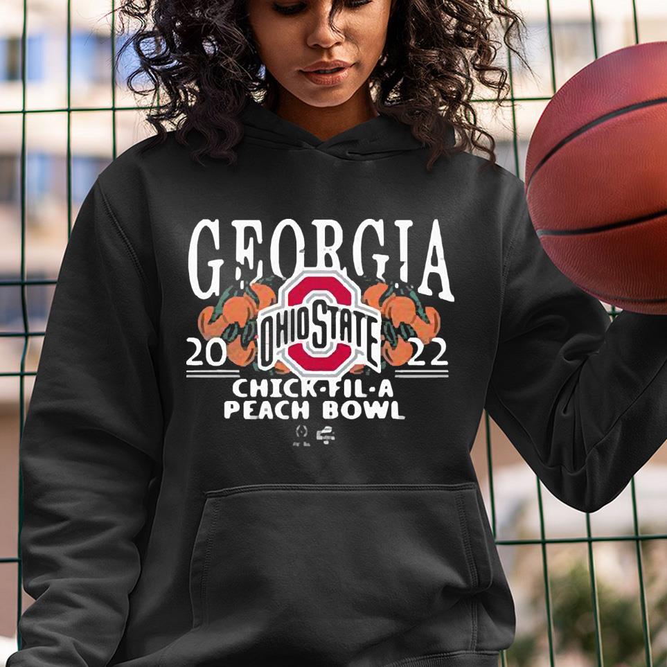 l2112 ohio state buckeyes peach bowl  47 franklin georgia chickfila peach bowl shirt hoodie - Ohio State Buckeyes Peach Bowl ’47 Franklin Georgia Chick-Fil-A Peach Bowl Shirt