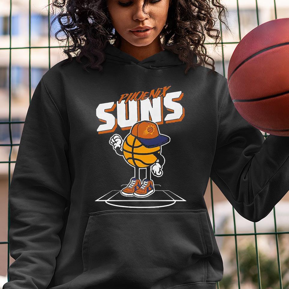 l2112 phoenix suns toddler mr dribble nba shirt hoodie - Phoenix Suns Toddler Mr. Dribble NBA Shirt