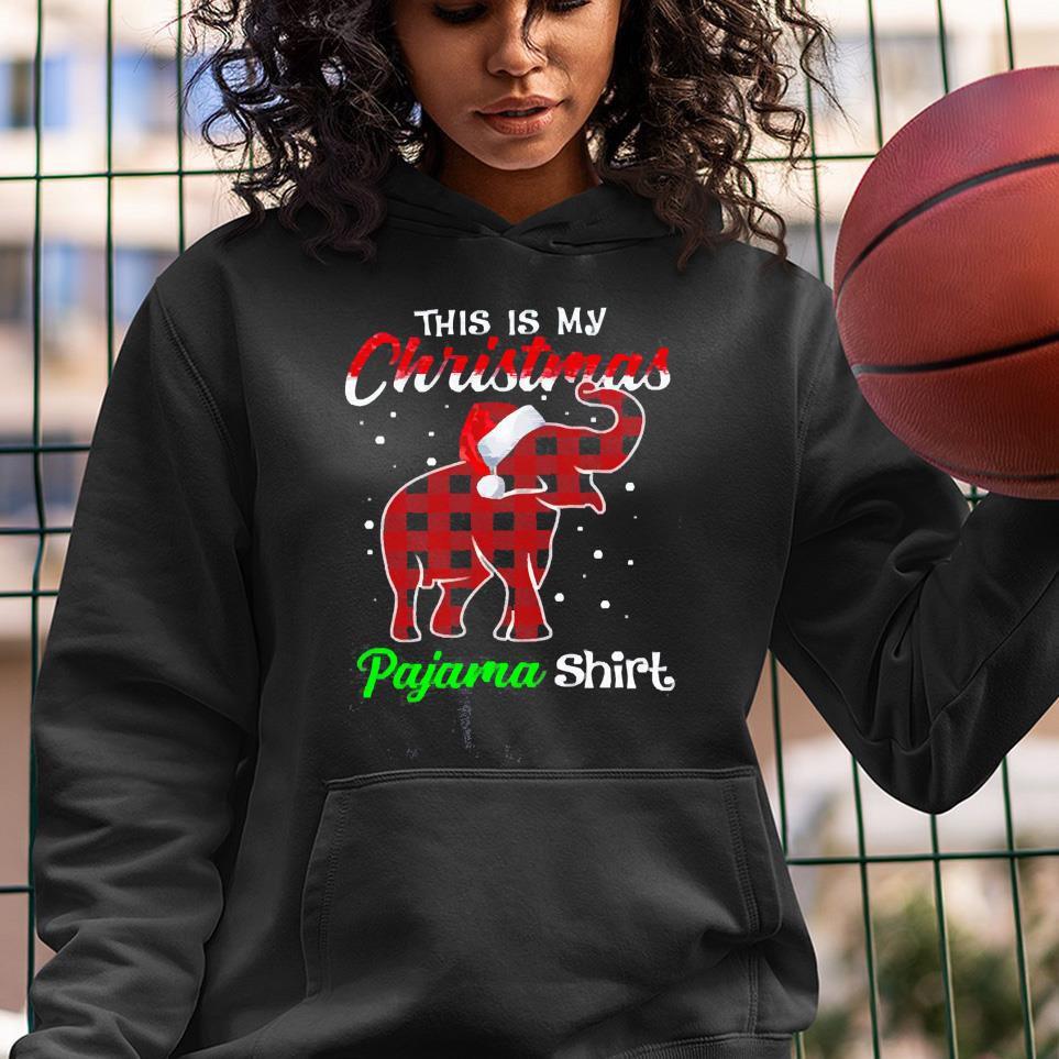 l2112 santa elephant shirt hoodie - Santa Elephant Shirt