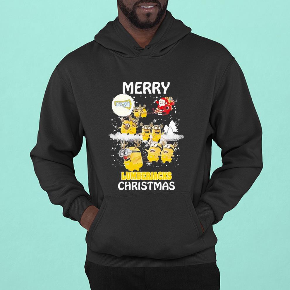 Minion Northern Arizona Lumberjacks Ugly Merry Christmas Shirt 1 Gameofthronesteeshirt News