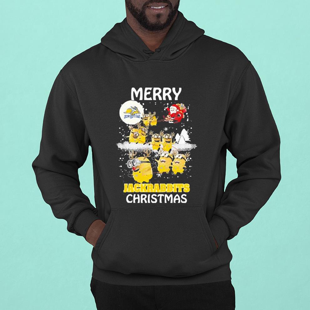 Minion South Dakota State Jackrabbits Merry Christmas shirt l2311 minion south dakota state jackrabbits merry christmas shirt hoodie - Minion South Dakota State Jackrabbits Merry Christmas shirt