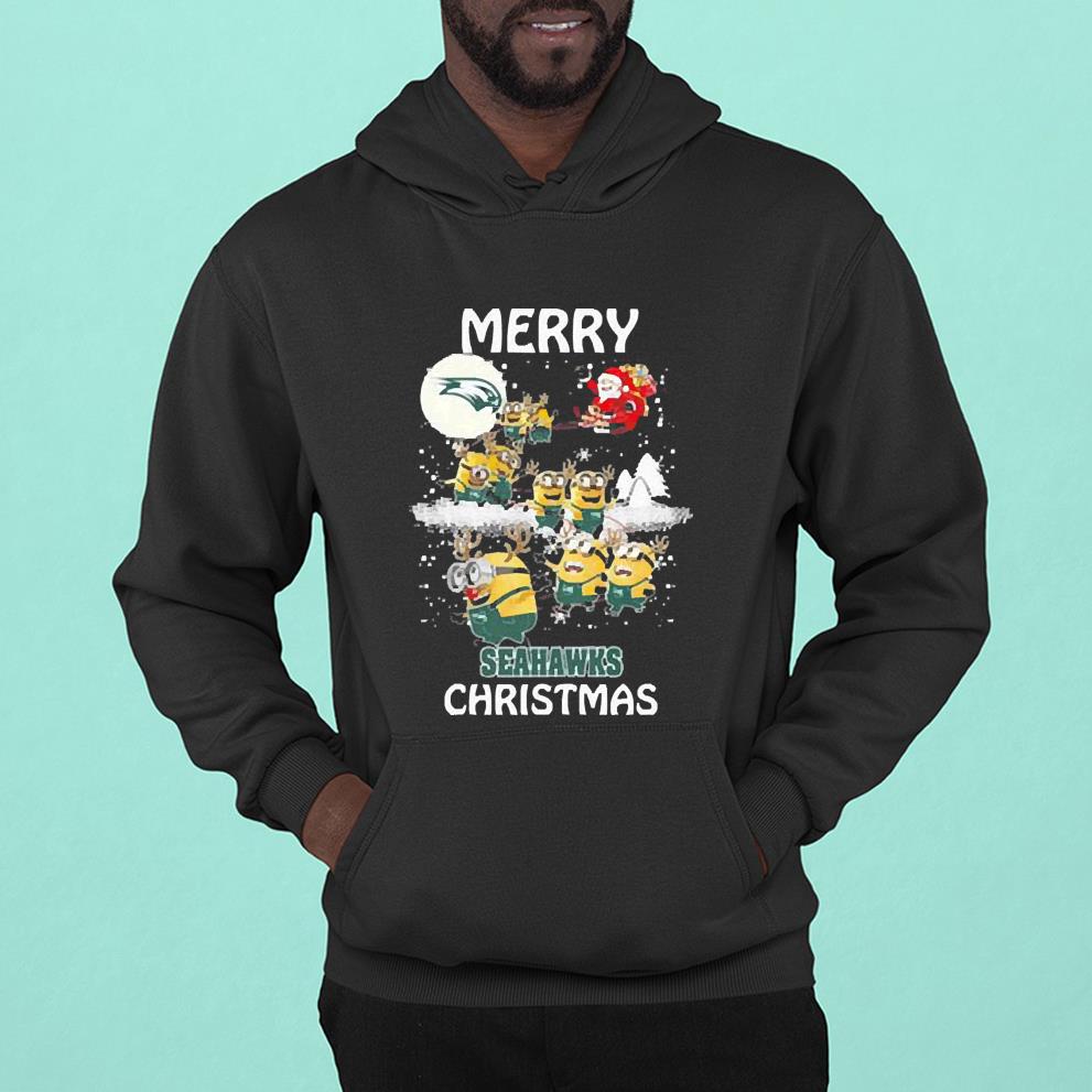 l2311 minion wagner seahawks ugly merry christmas shirt hoodie - Minion Wagner Seahawks Ugly Merry Christmas Shirt