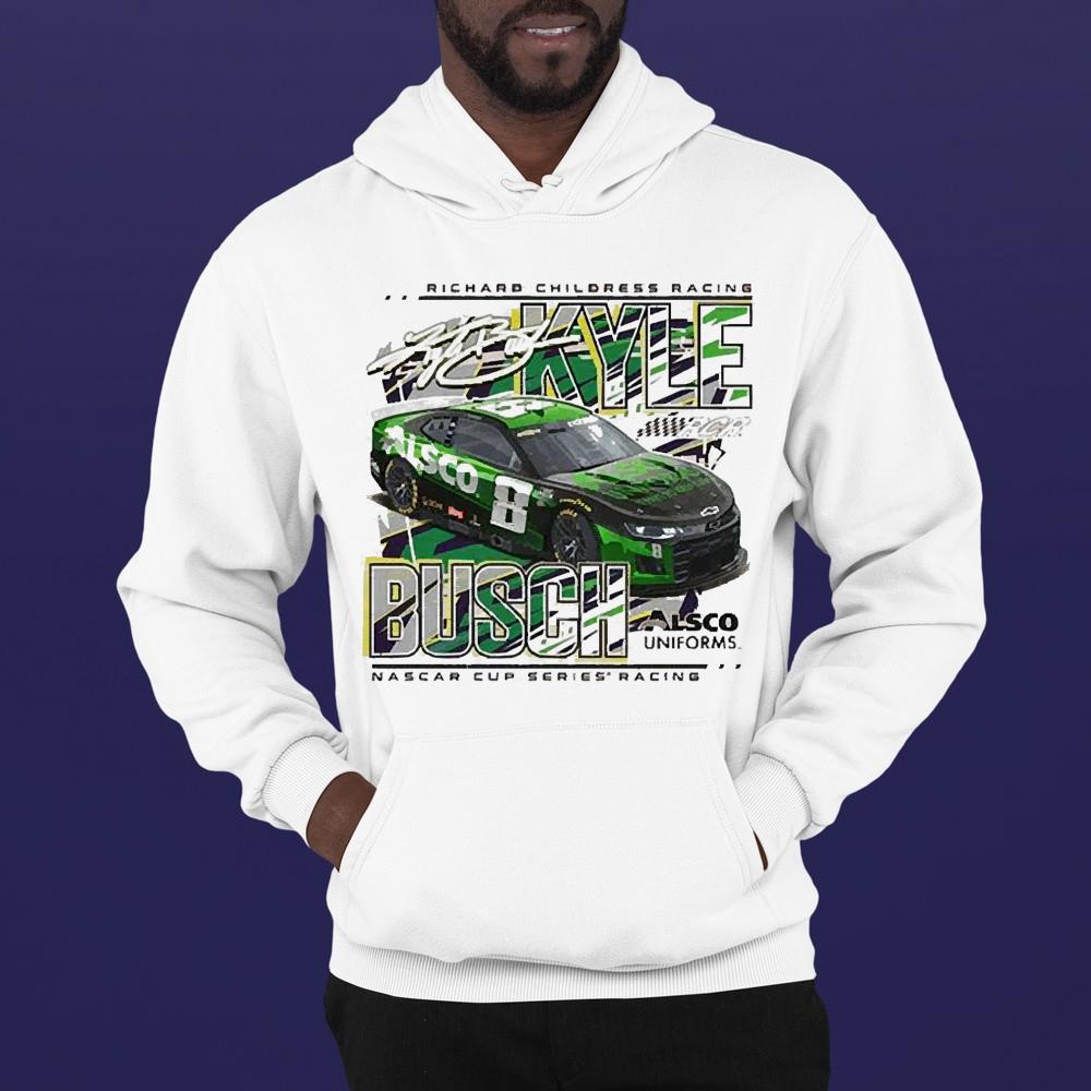 Kyle Busch Richard Childress Racing Team Nascar Cup Series Racing Collection Cream Alsco Uniforms Shirt 1 Nursedaytee News