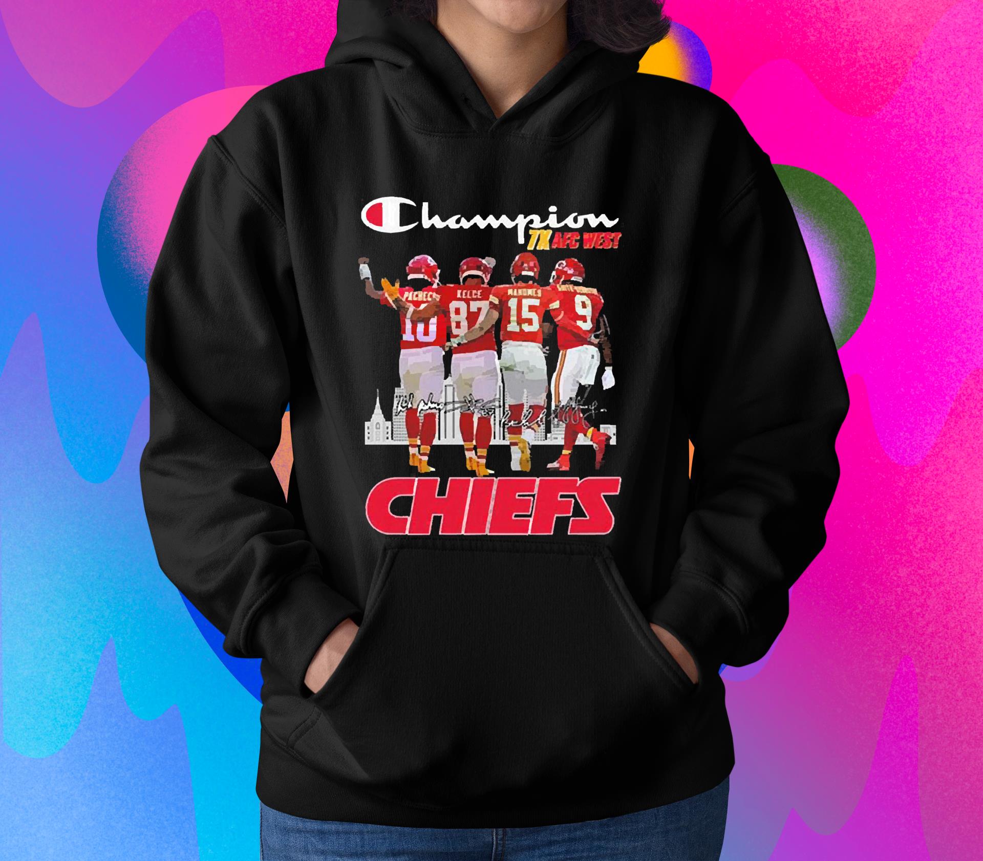 Kansas City Chiefs 7X AFC West Chiefs City signatures 2022 shirt 91 Gameofthronesteeshirt News