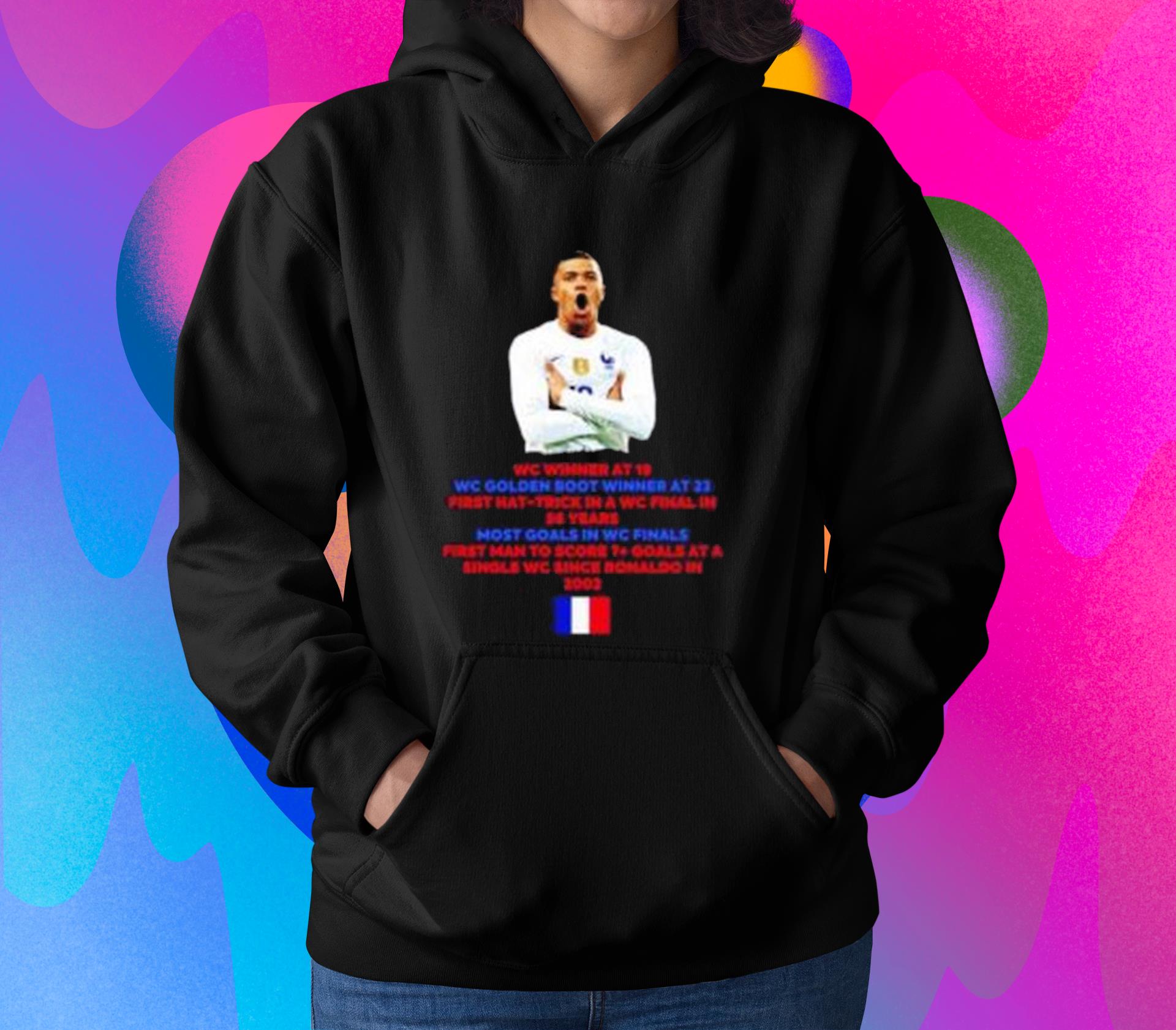 Kylian Mbappe World Cup Stats shirt 76 nurseteeshirt News