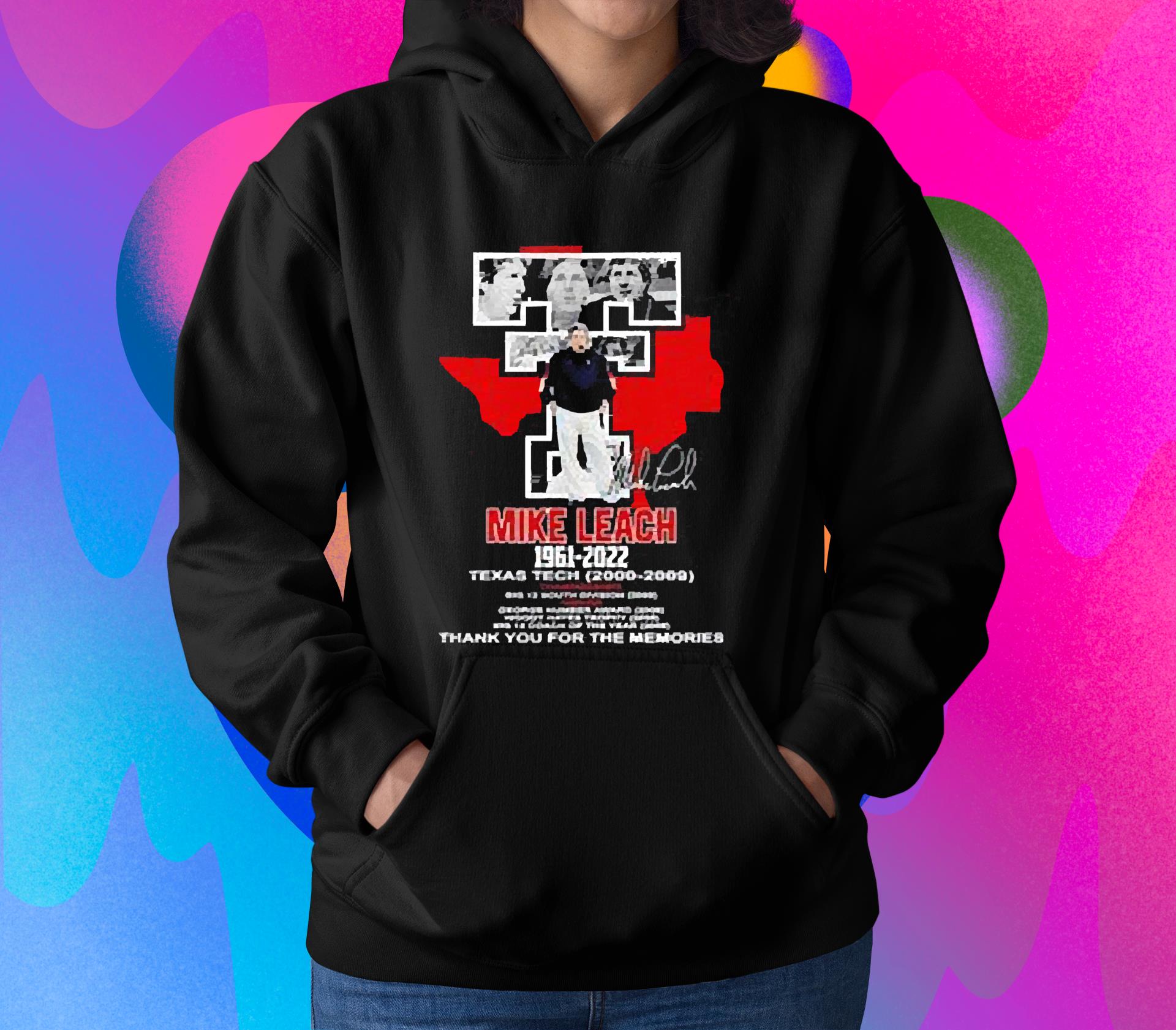 Mike Leach 1961-2022 Texas Tech 2000-2009 signature shirt 77 nurseteeshirt News