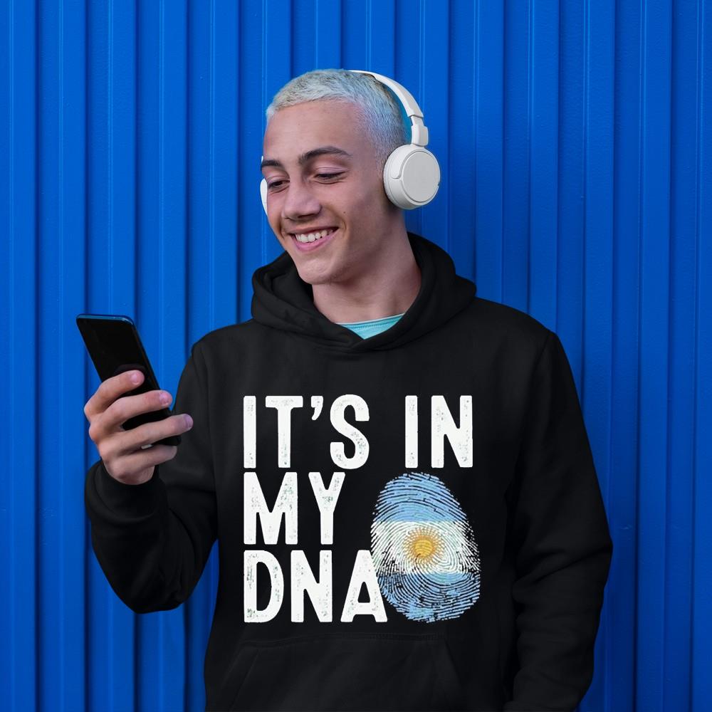 l2812 argentina football it s in my dna shirt hoodie - Argentina Football It’s In My DNA shirt