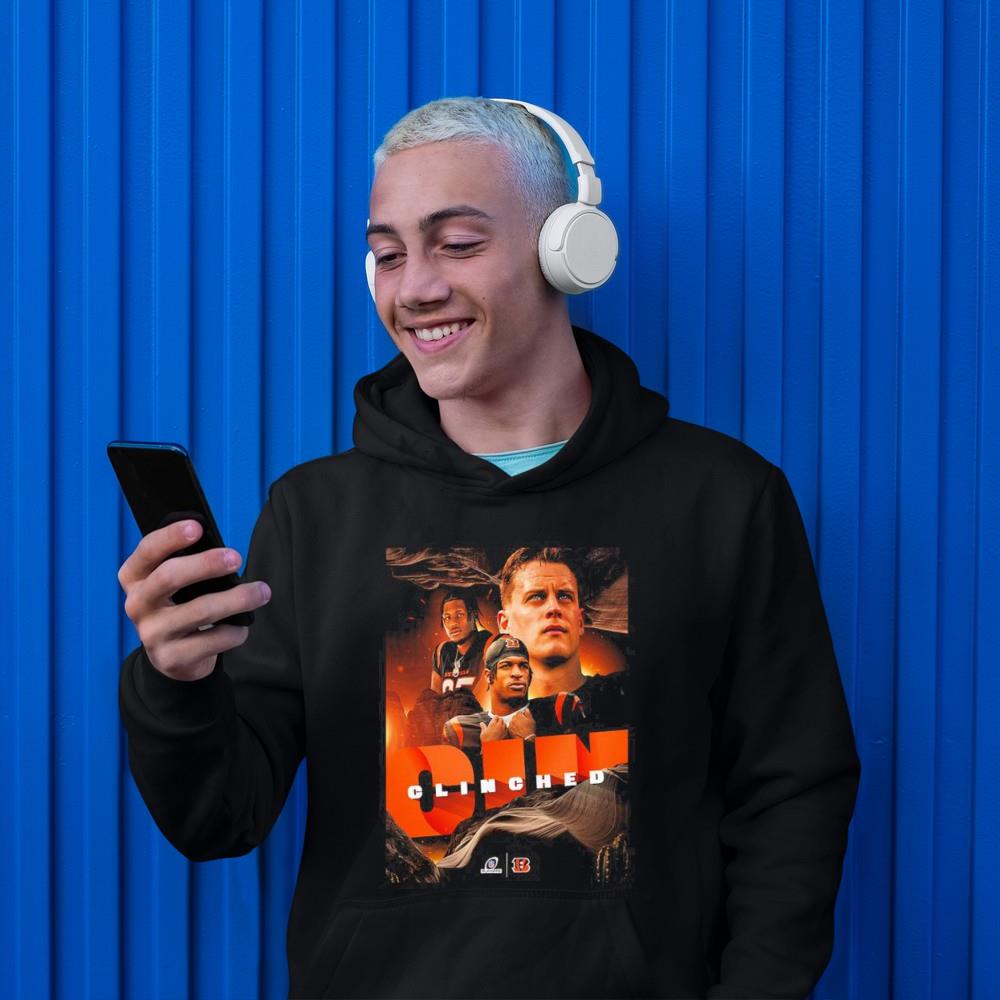 l2812 cincinnati bengals afc champs are back in the postseason shirt hoodie - Cincinnati Bengals AFC Champs Are Back In The Postseason Shirt