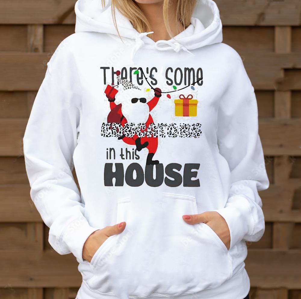 Santa Claus Leopard There’s Some Educators In This House Merry Christmas Shirt 1 Nursedaytee News