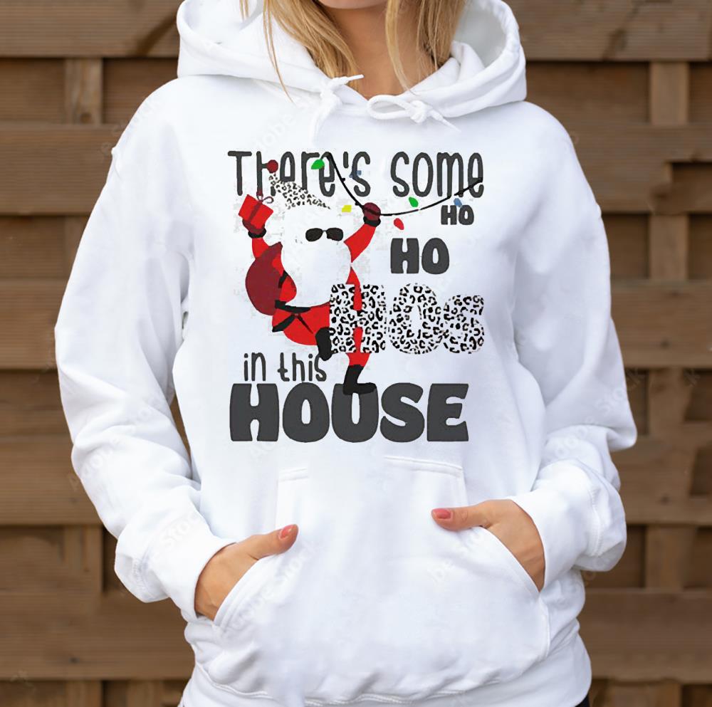 Santa Claus Leopard There’s Some Ho Ho Hos In This House Merry Christmas Shirt 48 Merry Christmas