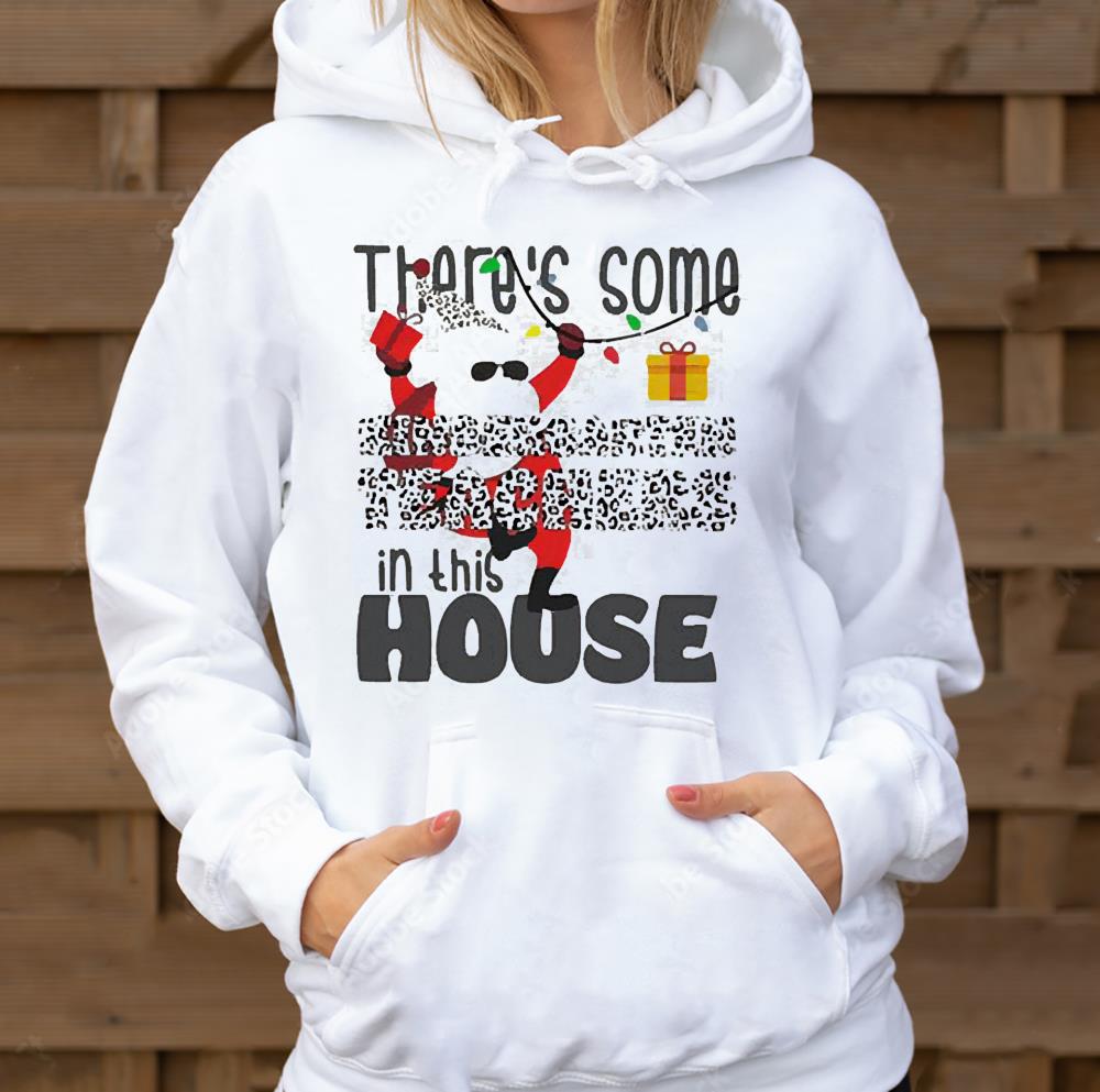 Santa Claus Leopard There’s Some Kindergarten Teachers In This House Merry Christmas Shirt l2911 santa claus leopard there s some kindergarten teachers in this house merry christmas shirt hoodie - Santa Claus Leopard There’s Some Kindergarten Teachers In This House Merry Christmas Shirt