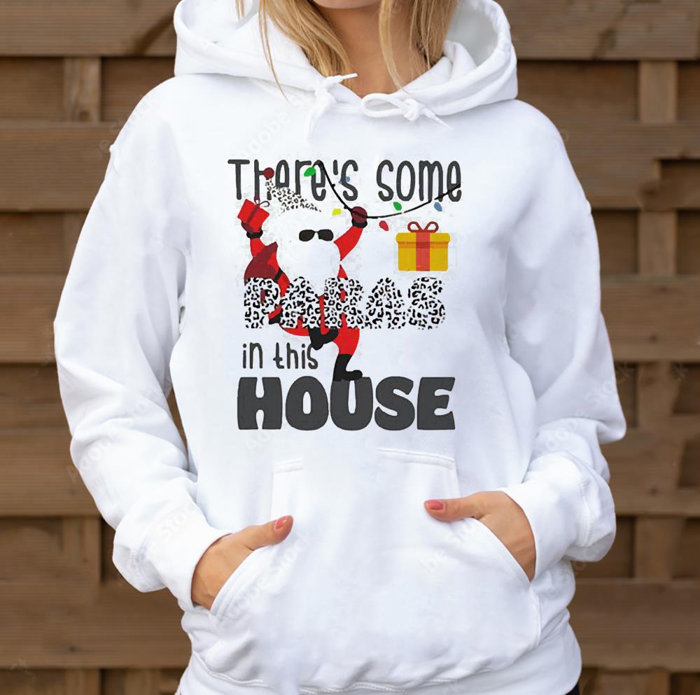 l2911 santa claus leopard there s some paras in this house merry christmas shirt hoodie - Santa Claus Leopard There’s Some Paras In This House Merry Christmas Shirt