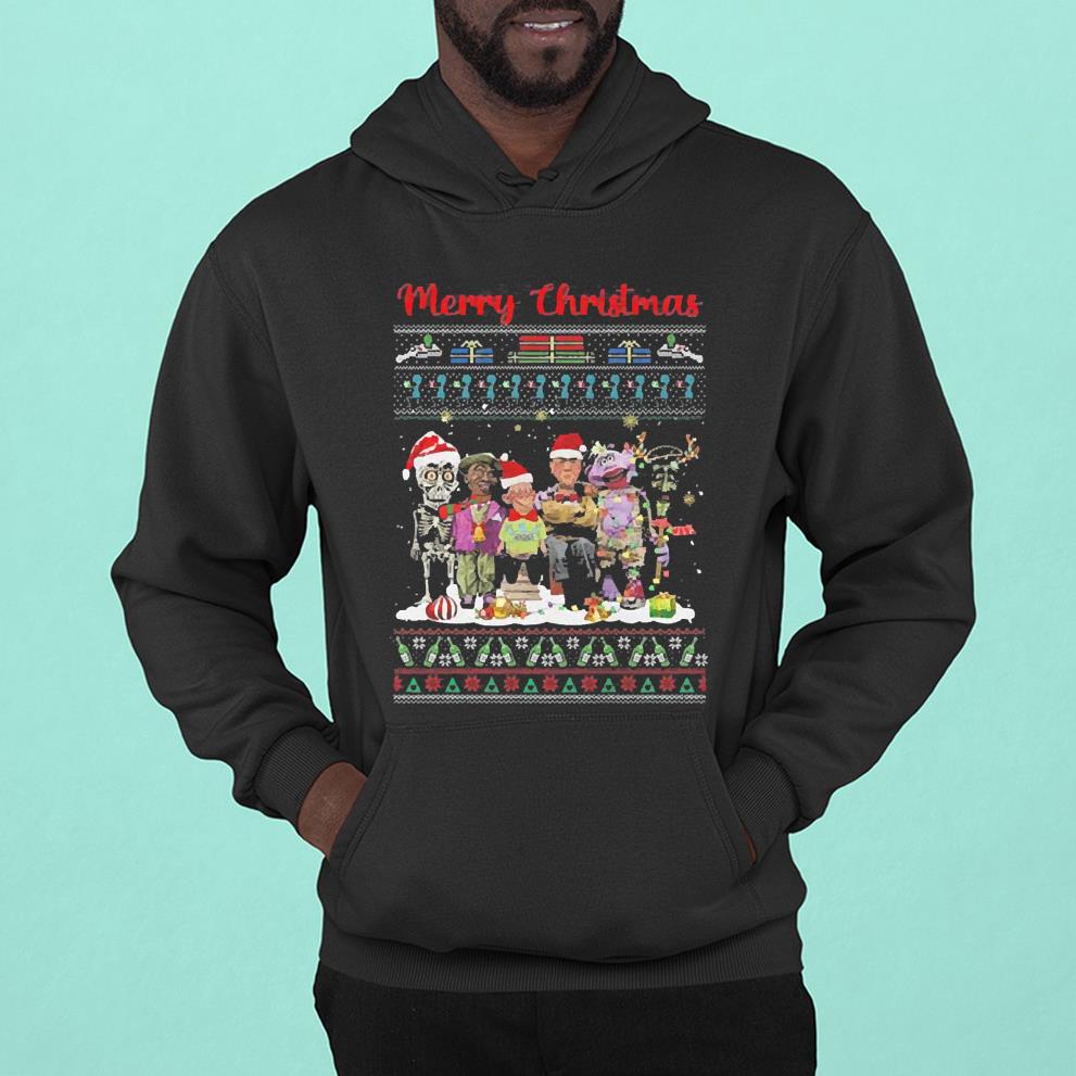 l3011 santa jeff dunham character ugly christmas shirt hoodie - Santa Jeff Dunham Character Ugly Christmas Shirt