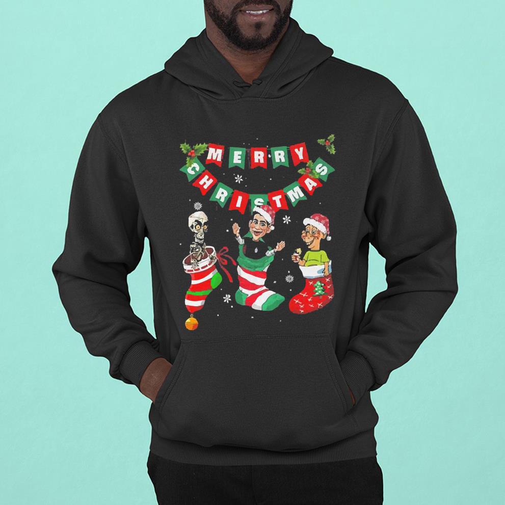 Three Socks Merry Christmas Jeff Dunham Puppets Shirt l3011 three socks merry christmas jeff dunham puppets shirt hoodie - Three Socks Merry Christmas Jeff Dunham Puppets Shirt