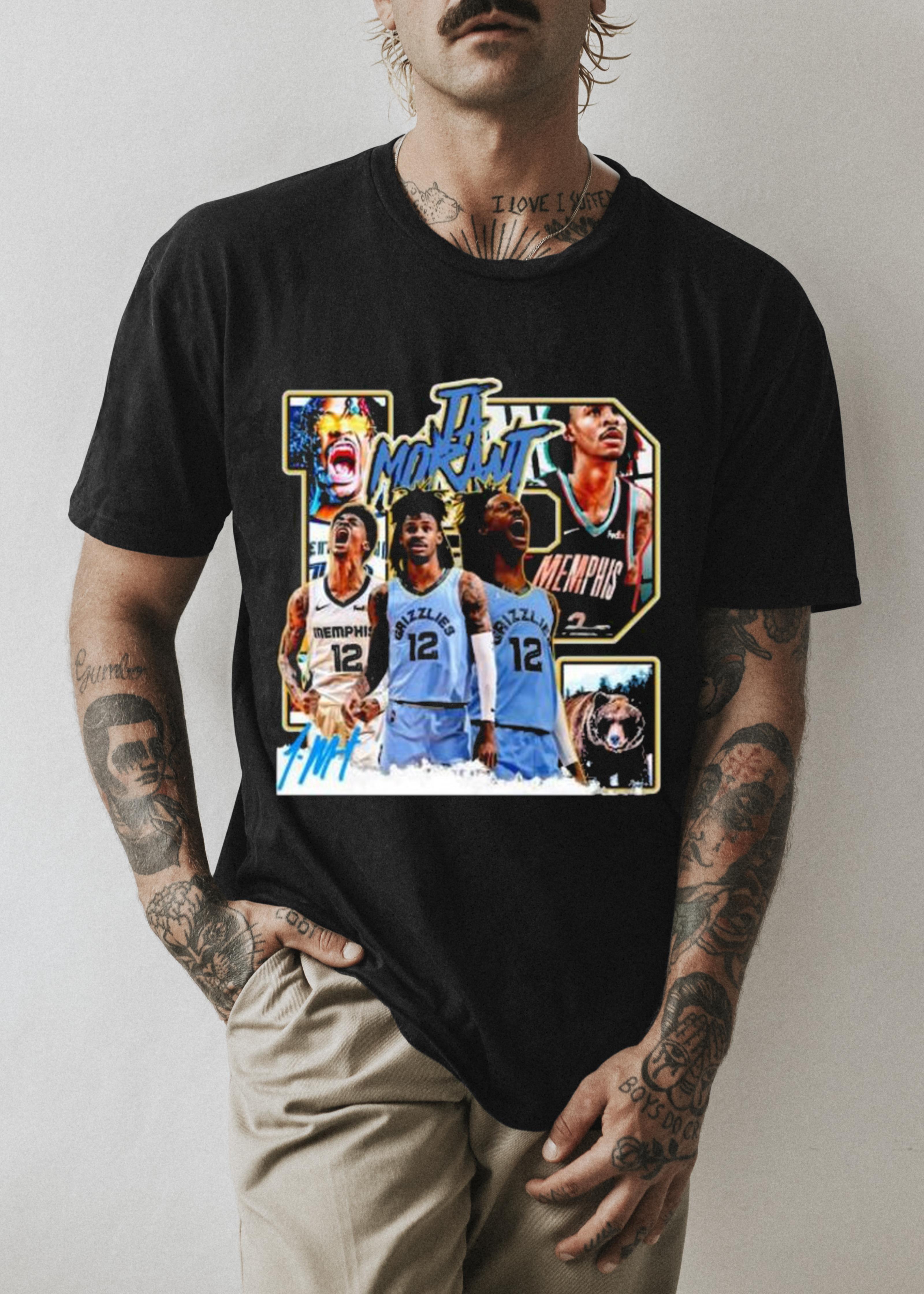 l3012 young ox bow legged bear memphis basketball ja morant shirt hoodie - Young Ox Bow Legged Bear Memphis Basketball Ja Morant Shirt