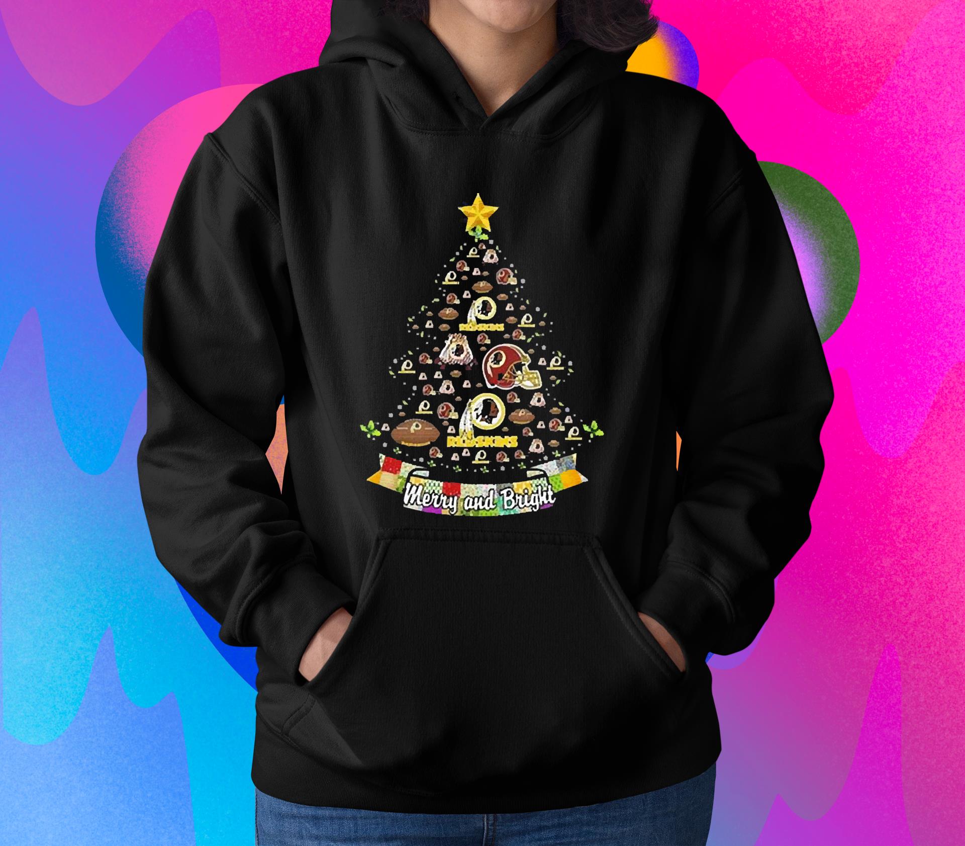 Merry And Bright Washington Redskins NFL Christmas Tree 2022 Shirt l311 merry and bright washington redskins nfl christmas tree 2022 shirt hoodie - Merry And Bright Washington Redskins NFL Christmas Tree 2022 Shirt