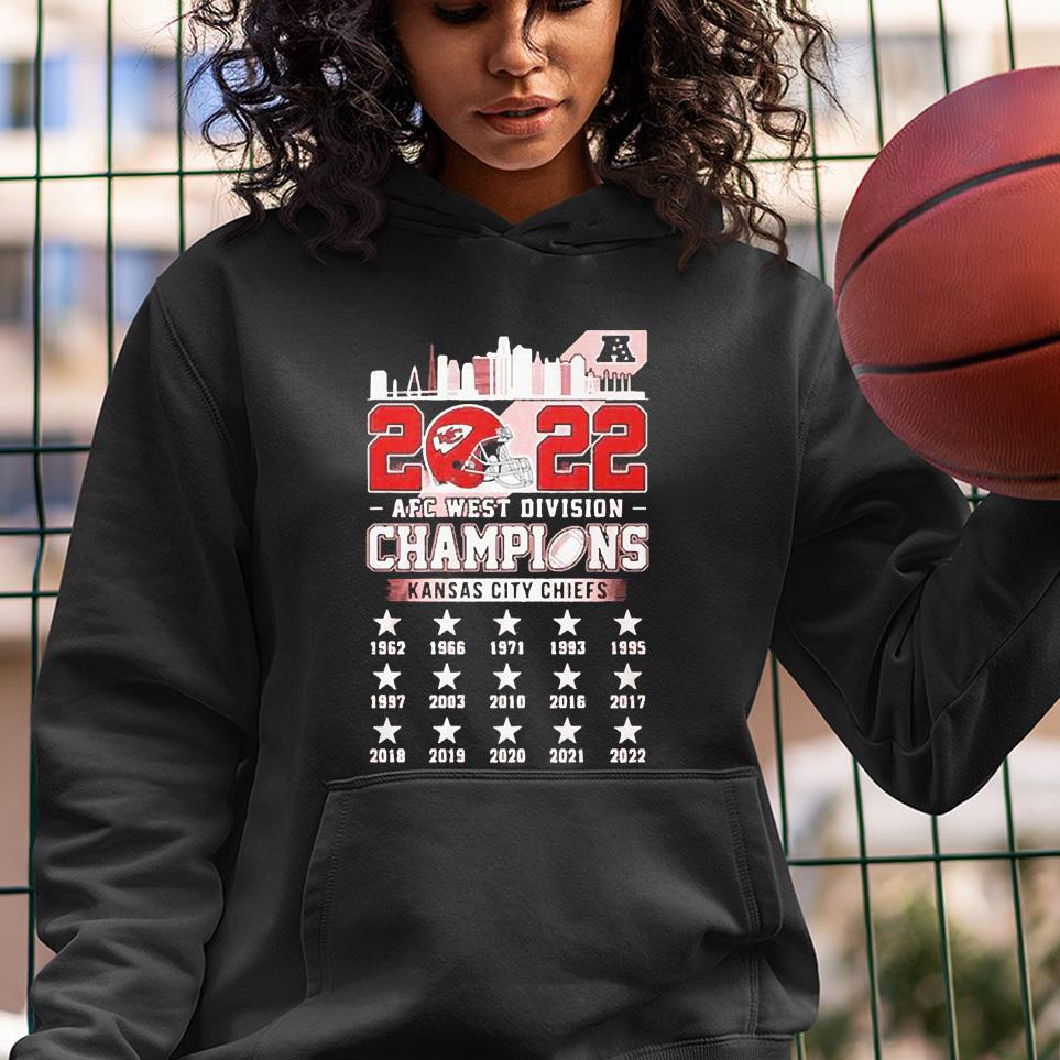 Kansas City Chiefs 2022 AFC West Division Champions 1962-2022 Shirt 80 Gameofthronesteeshirt News