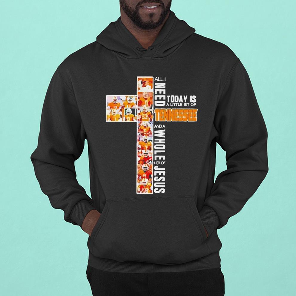 l411 all i need to day is a little bit of tennessee volunteers and a whole lot of jesus 2022 shirt hoodie - All I Need To Day Is A Little Bit Of Tennessee Volunteers And A Whole Lot Of Jesus 2022 Shirt