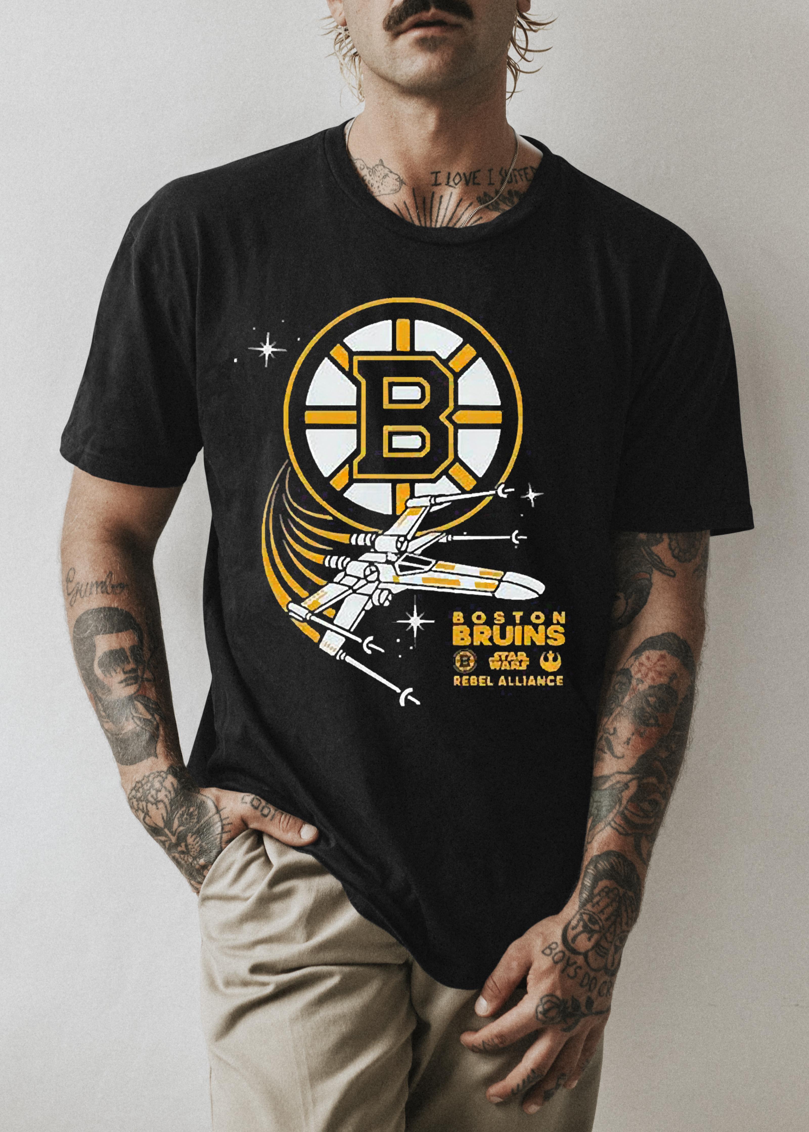 Boston Bruins Preschool Star Wars Rebel Alliance Shirt 31 Merry Christmas