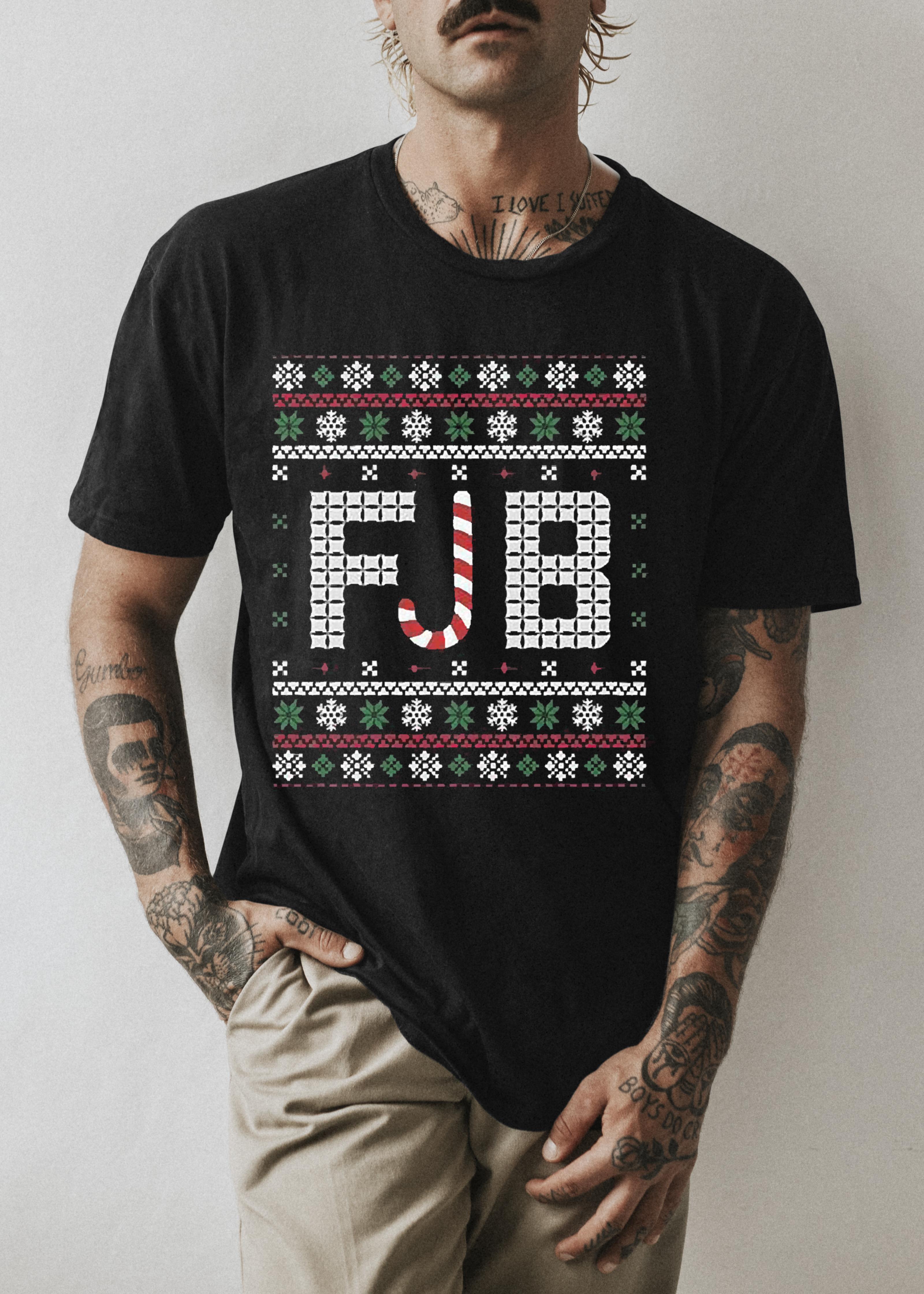 FJB Candy Ugly Christmas Shirt 32 Merry Christmas