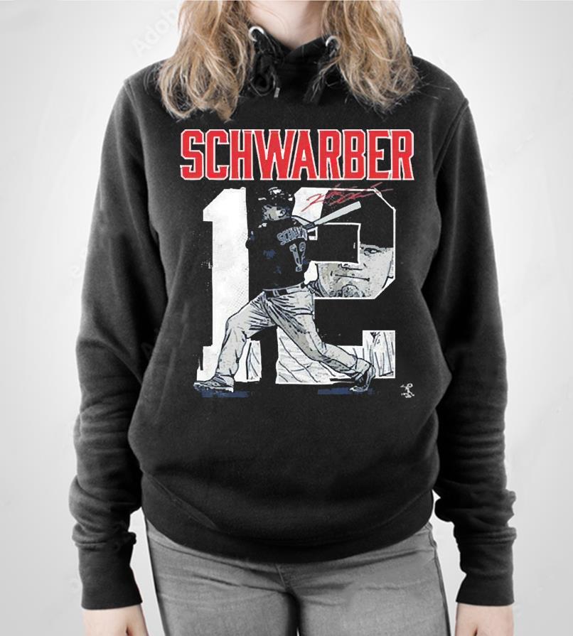 Kyle Schwarber Player Number 12 Philadelphia Phillies Signature Shirt 90 nurseteeshirt News