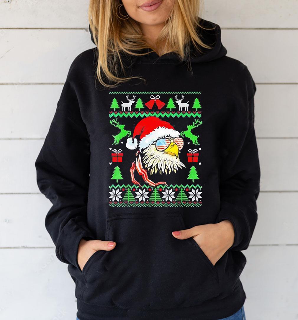 Eagle Bald Christmas Ugly Shirt l712 eagle bald christmas ugly shirt hoodie - Eagle Bald Christmas Ugly Shirt