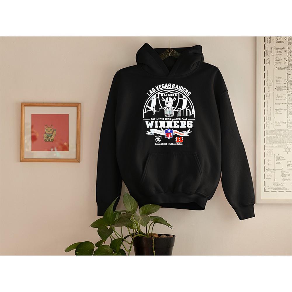 Las Vegas Raiders 2021-2022 Afc Super Wild Card Winner Matchups NFL Las Vegas Raiders Vs Cincinnati Bengals Shirt 54 Clothing