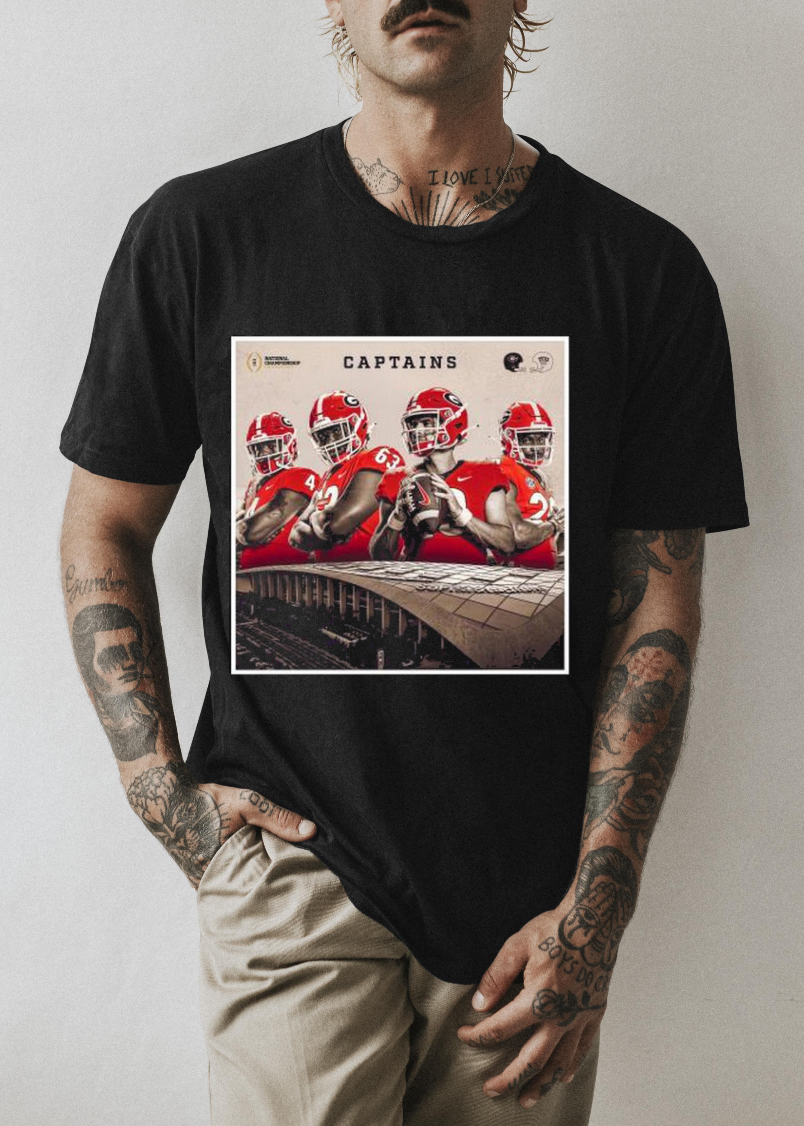 Georgia Football Captains Vs TCU shirt 1