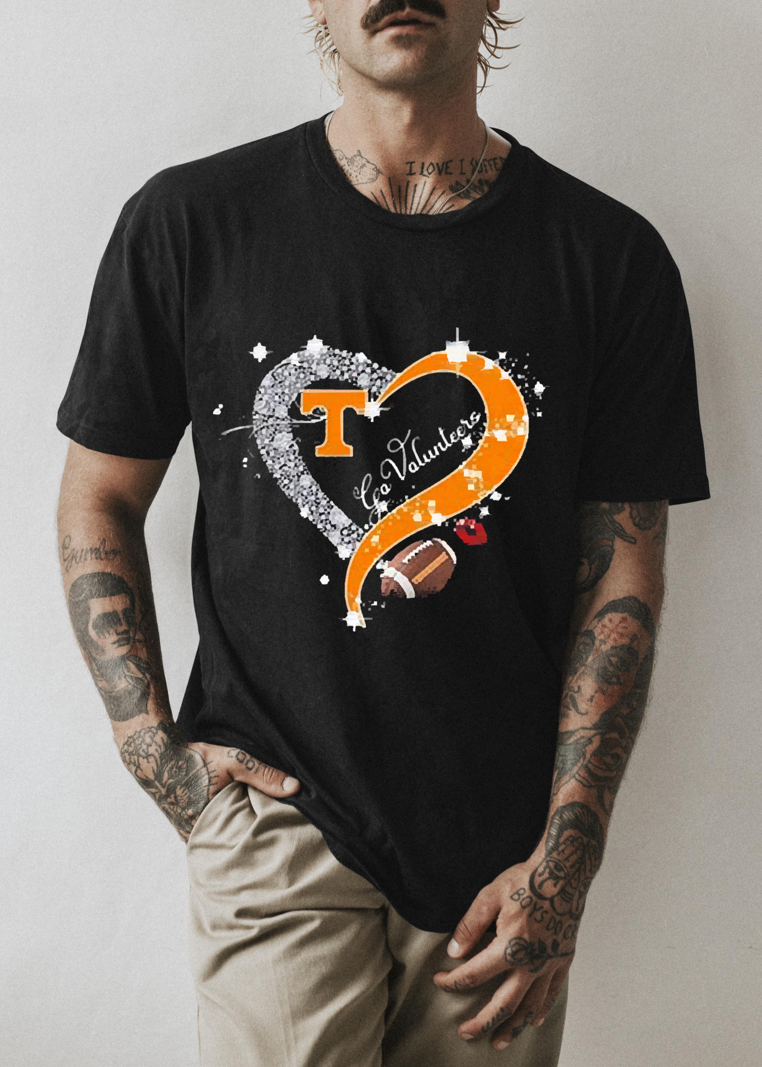 Heart Tennessee Volunteers Go Volunteers shirt 1